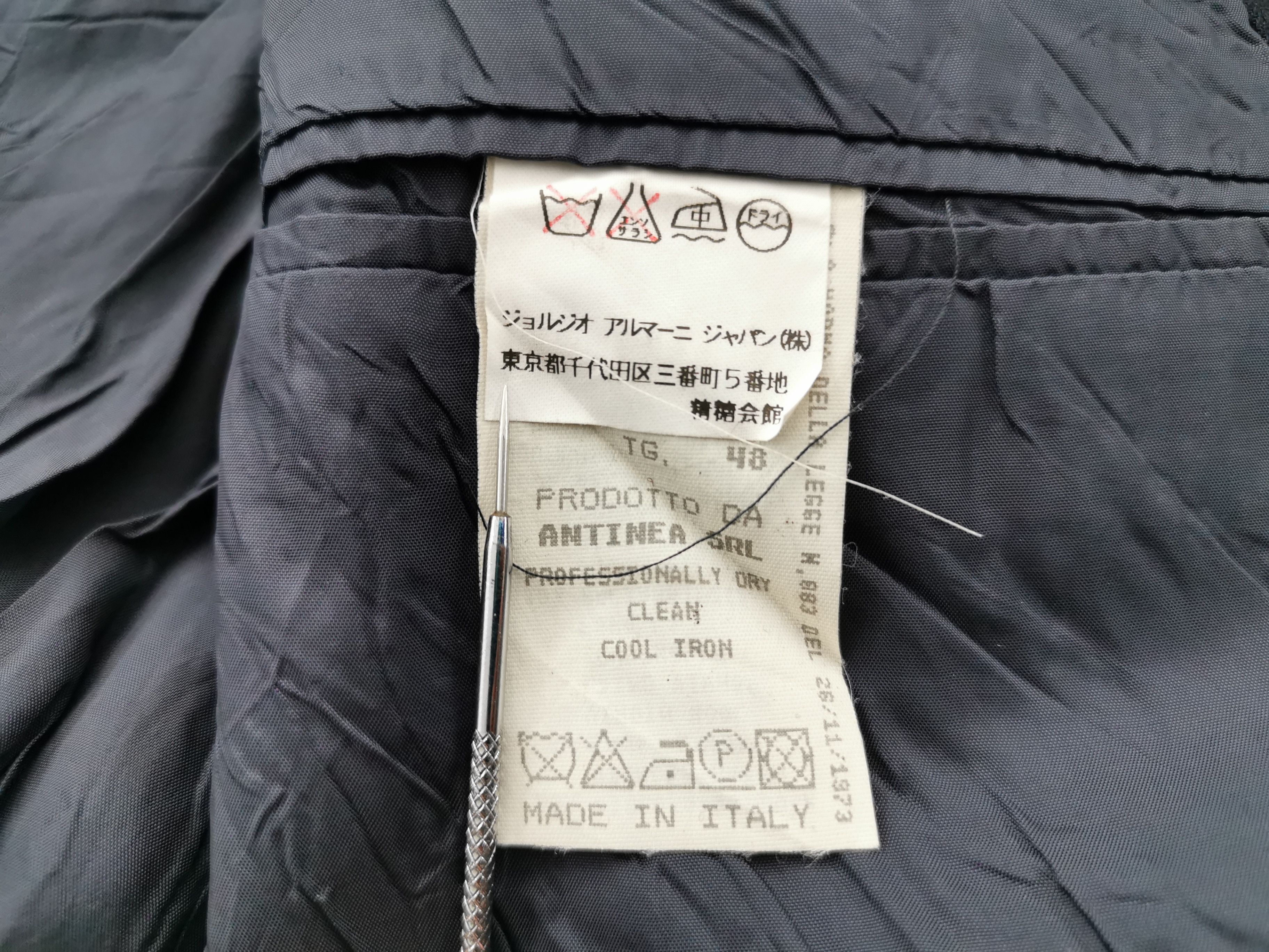 Emporio Armani Vintage Emporio Armani Wool Blazer Coat Made In Italy Size 42S - 6 Thumbnail