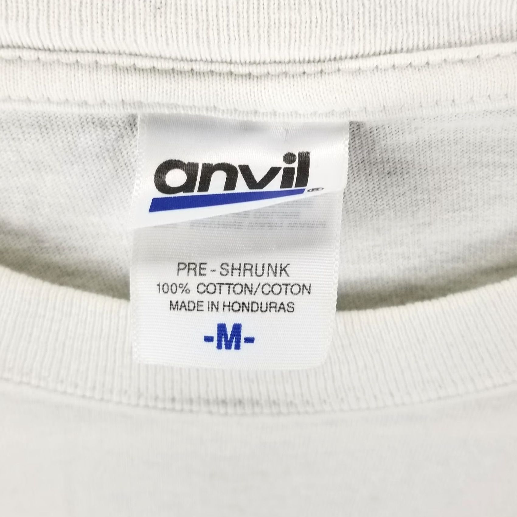 Anvil Vintage T-Shirt Crab Beach Florida Daytona Adult Medium White Ocean Tee Anvil Logo Beach Mens Size US M / EU 48-50 / 2 - 3 Thumbnail