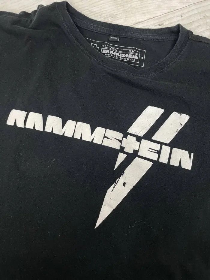 Vintage Vintage Rammstein T-Shirt Metal Rock Band Y2K Size US XXL / EU 58 / 5 - 5 Thumbnail