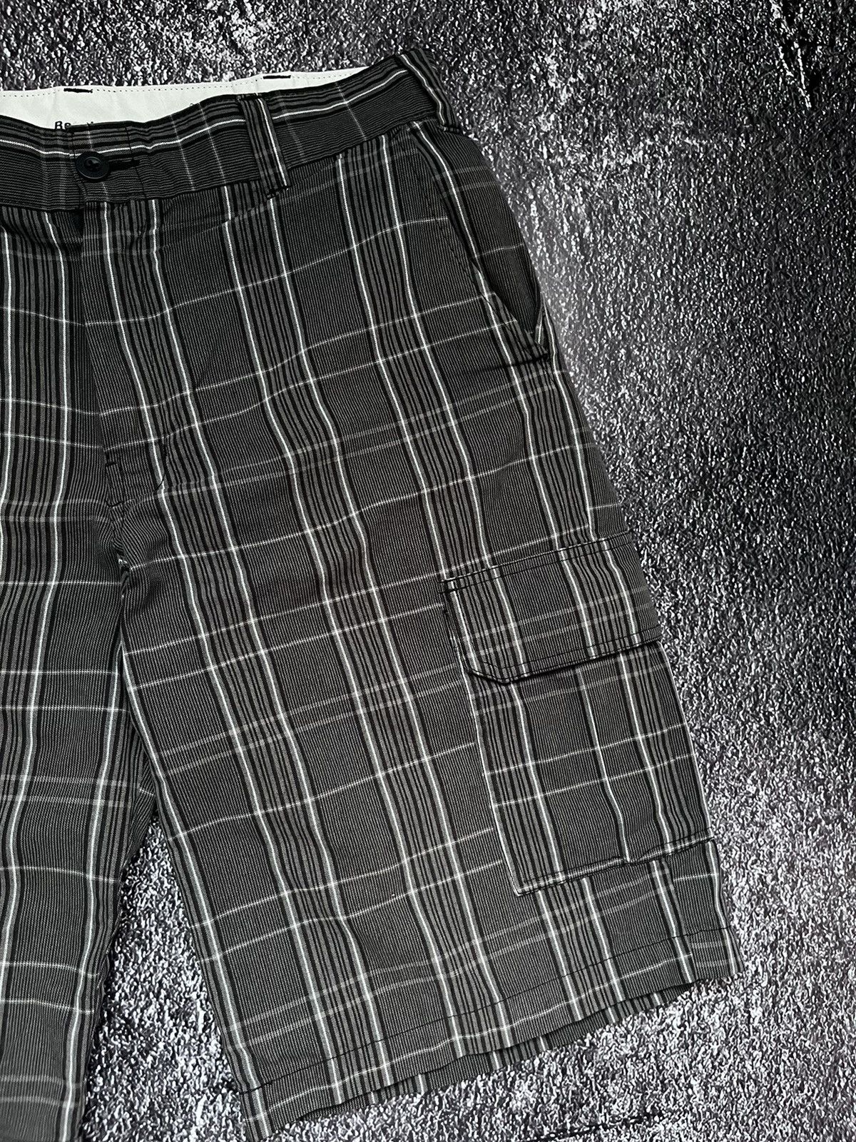 Dickies Y2K Dickes Checkered Cargo Shorts Grey Size US 32 / EU 48 - 6 Thumbnail