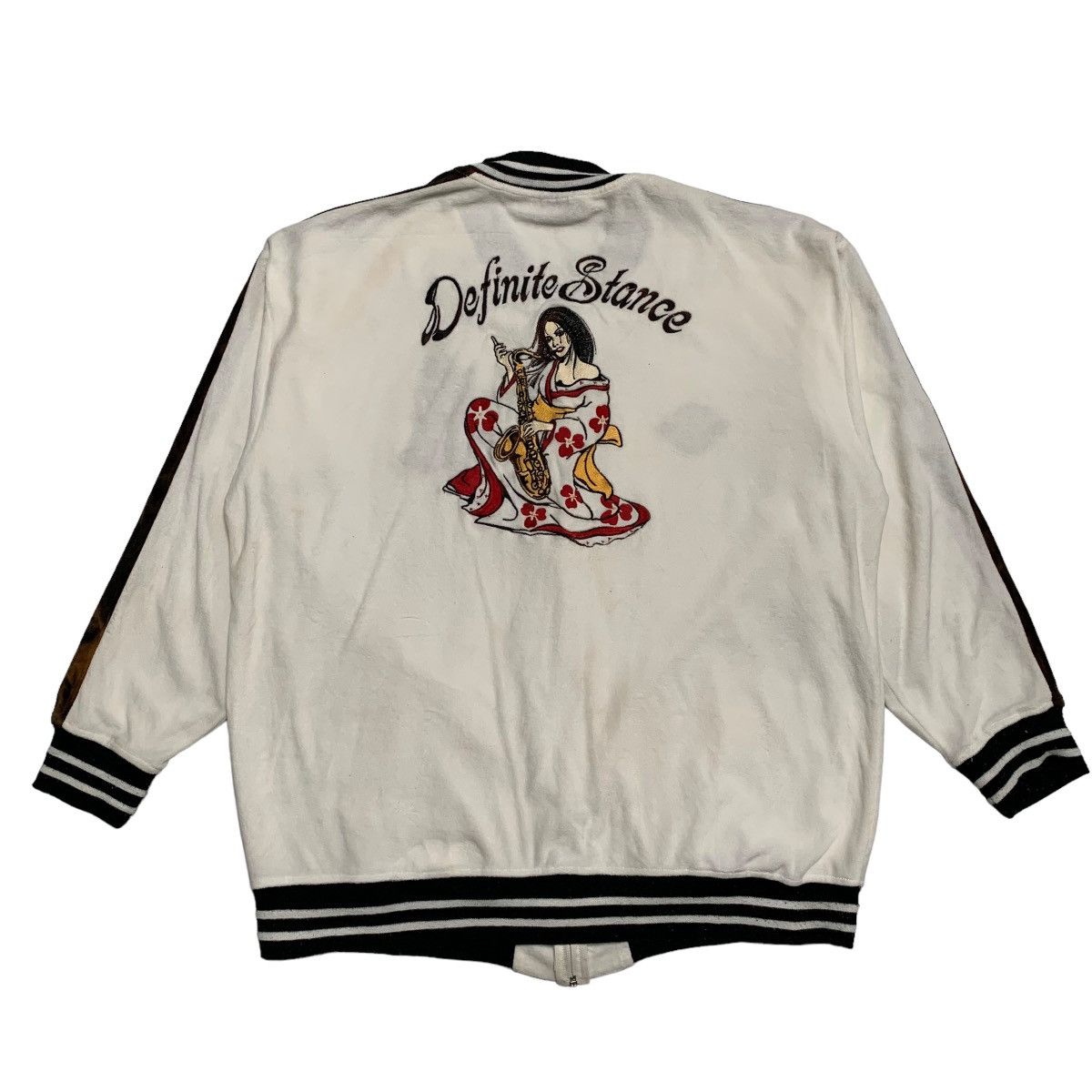 Japanese Brand Defective Struct Sukajan Geisha Sweater Jacket Size US XL / EU 56 / 4 - 8 Thumbnail