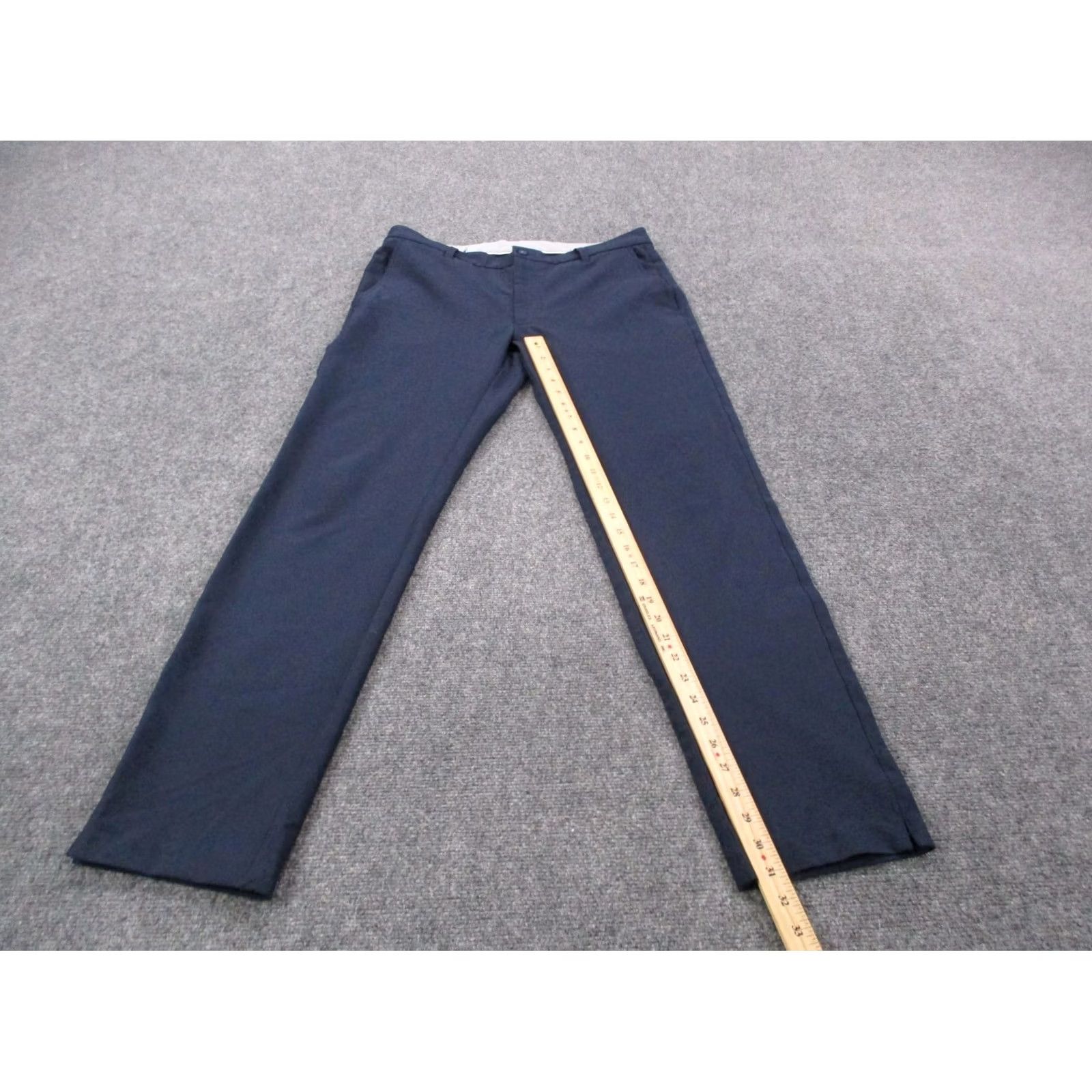 Footjoy FootJoy Pants Mens 35 X 33 Blue Chino Athletic Performance Business Size US 34 / EU 50 - 3 Thumbnail