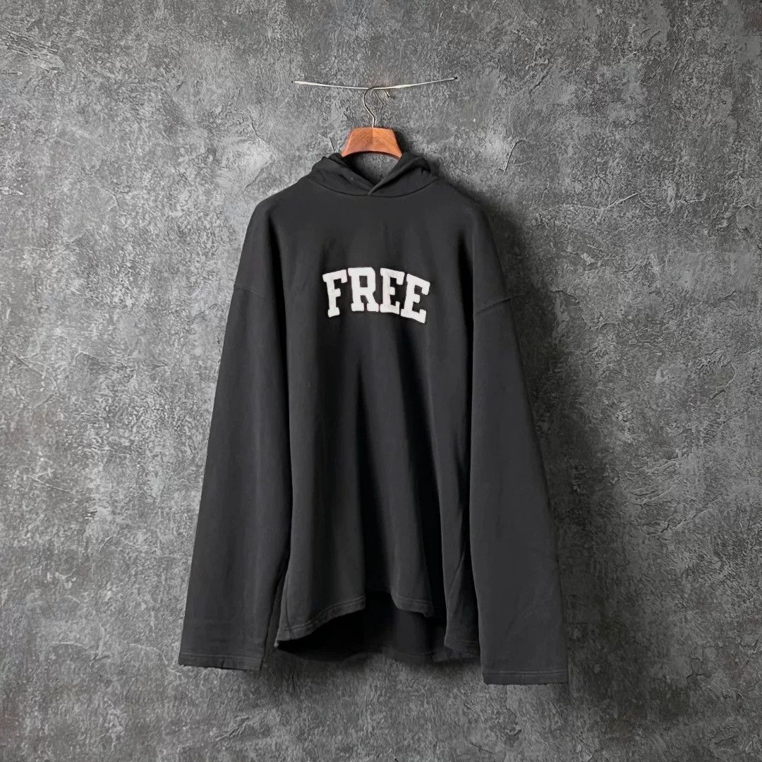 Balenciaga Balenciaga Cotton Embroidered Hoodie m Men Size US M / EU 48-50 / 2 - 1 Thumbnail