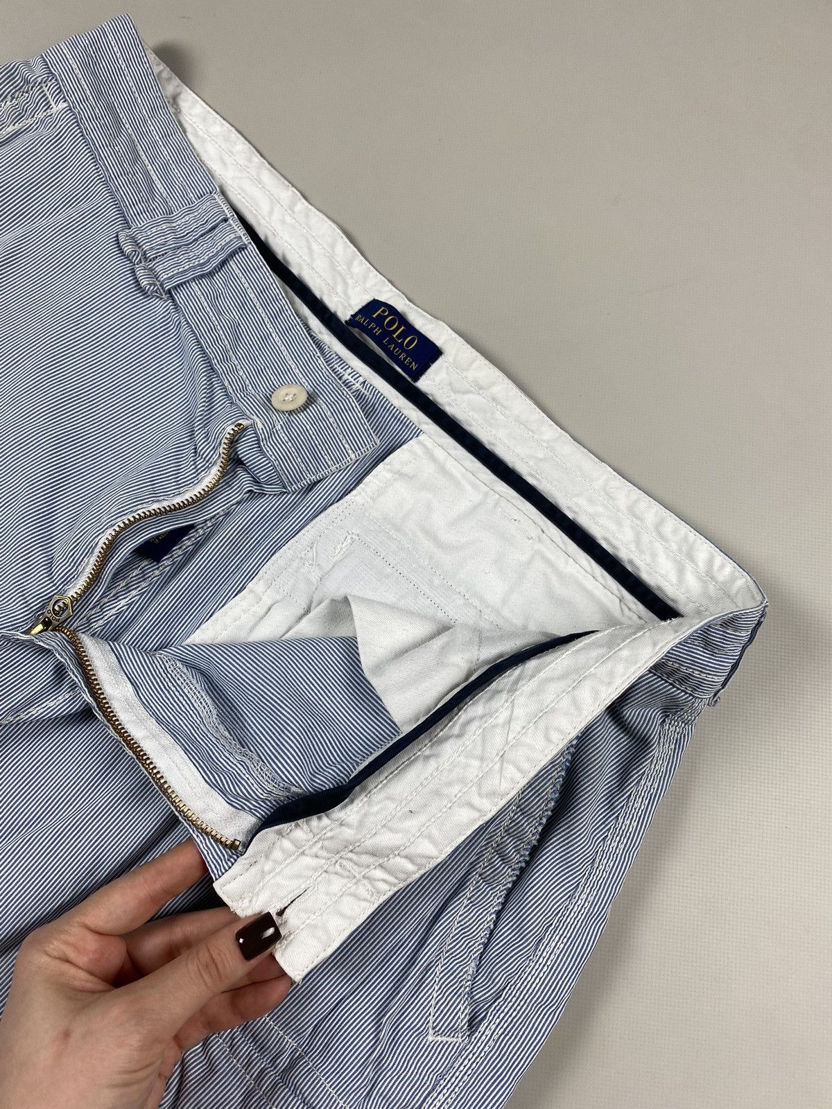 Polo Ralph Lauren Polo Ralph Lauren men’s striped cargo shorts size 38 T Size US 38 / EU 54 - 11 Thumbnail