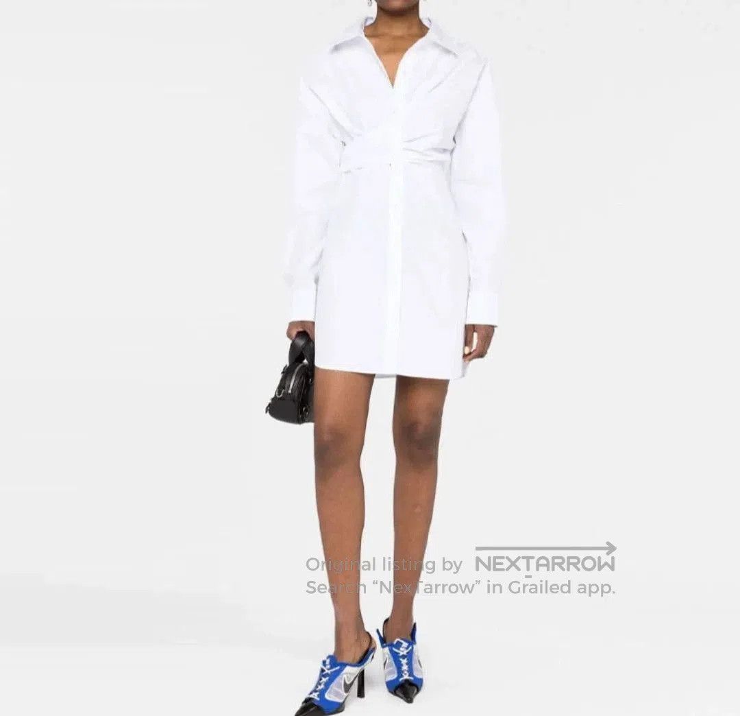 Alexander Wang Alexander Wang Ruched Waist Shirt Dress. Size M / US 6-8 / IT 42-44 - 9 Thumbnail
