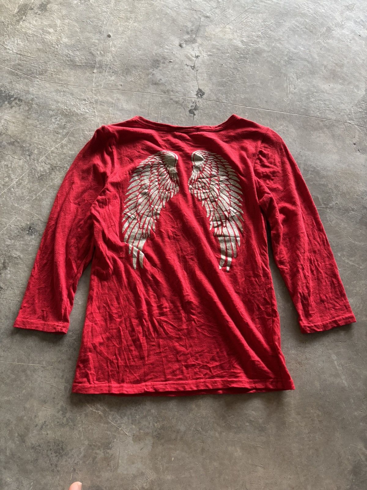20471120 × Angel Blue × Hysteric Glamour sick y2k japanese brand poem with angel wing backhit Size XS / US 0-2 / IT 36-38 - 9 Thumbnail