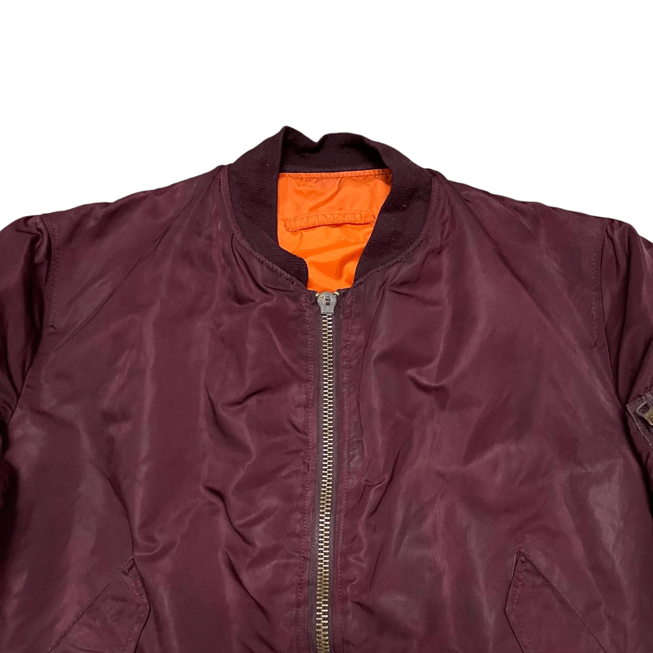 Alpha Industries Vintage Alpha Industries Ma1 Bomber Military Jacket Size US XL / EU 56 / 4 - 2 Thumbnail