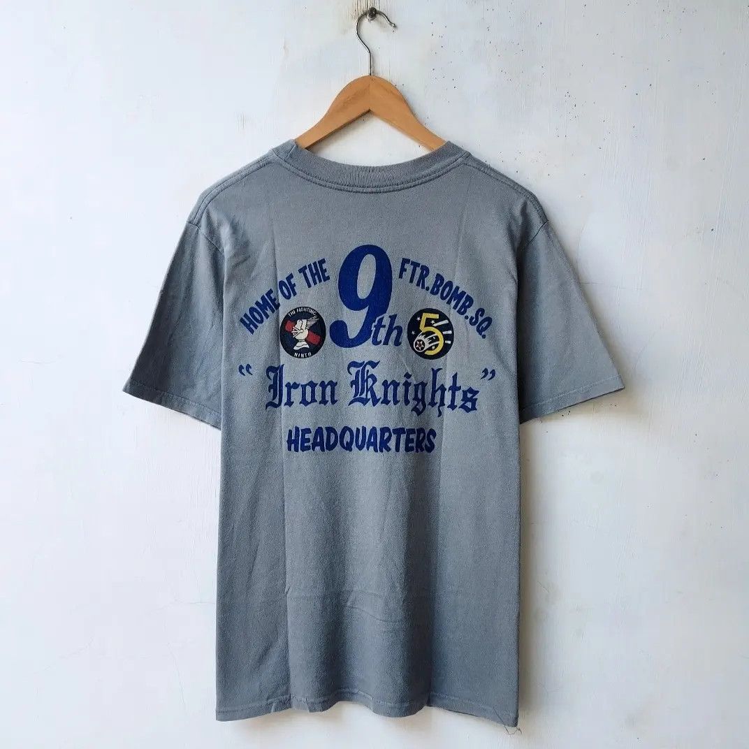 Buzz Rickson's × Vintage Vtg Buzz Ricksons Iron Night Headquarters Tshirt Size US M / EU 48-50 / 2 - 1 Thumbnail