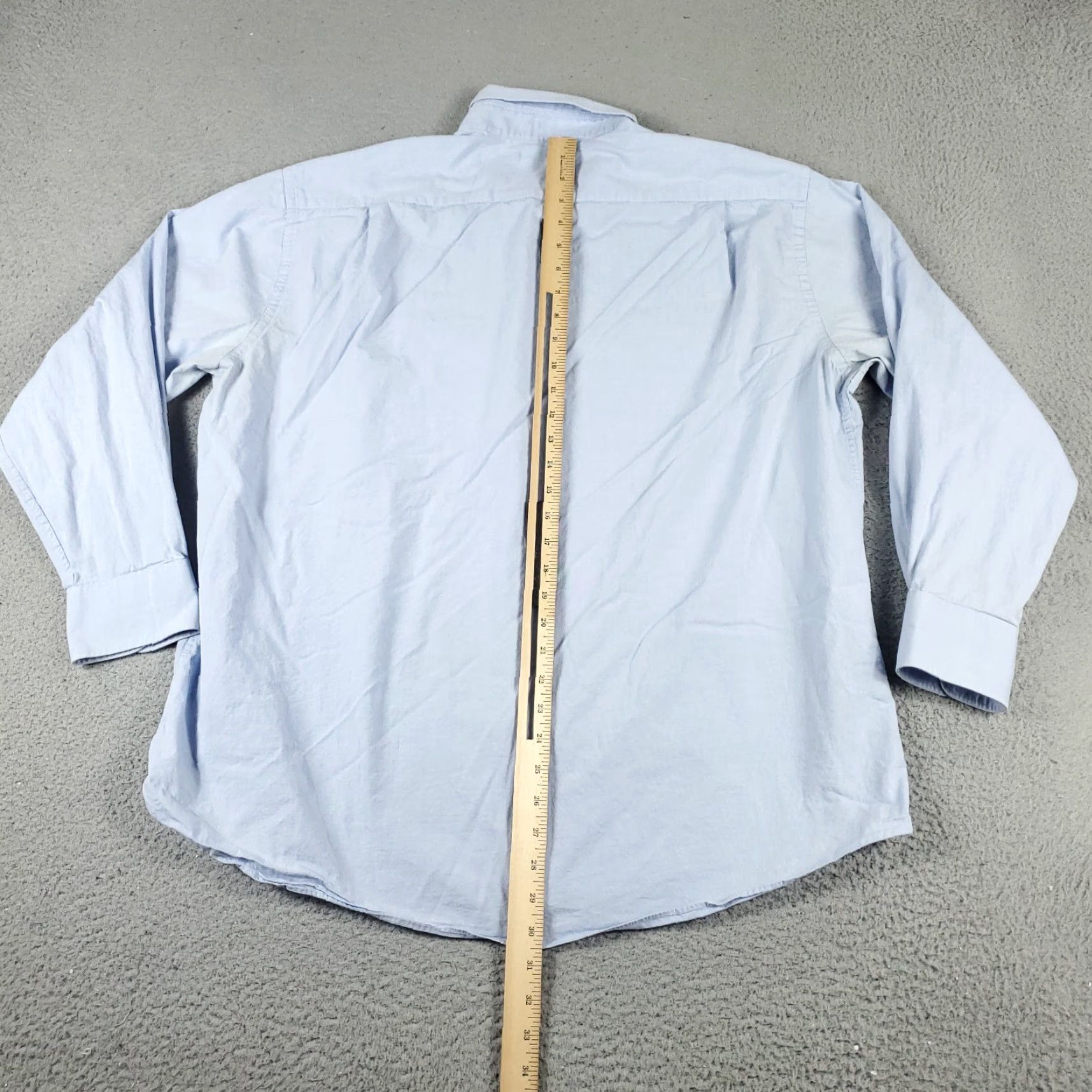 Tommy Hilfiger VINTAGE Tommy Hilfiger Shirt Mens XL Blue Casual Button-Up Long Sleeve Size US XL / EU 56 / 4 - 5 Thumbnail