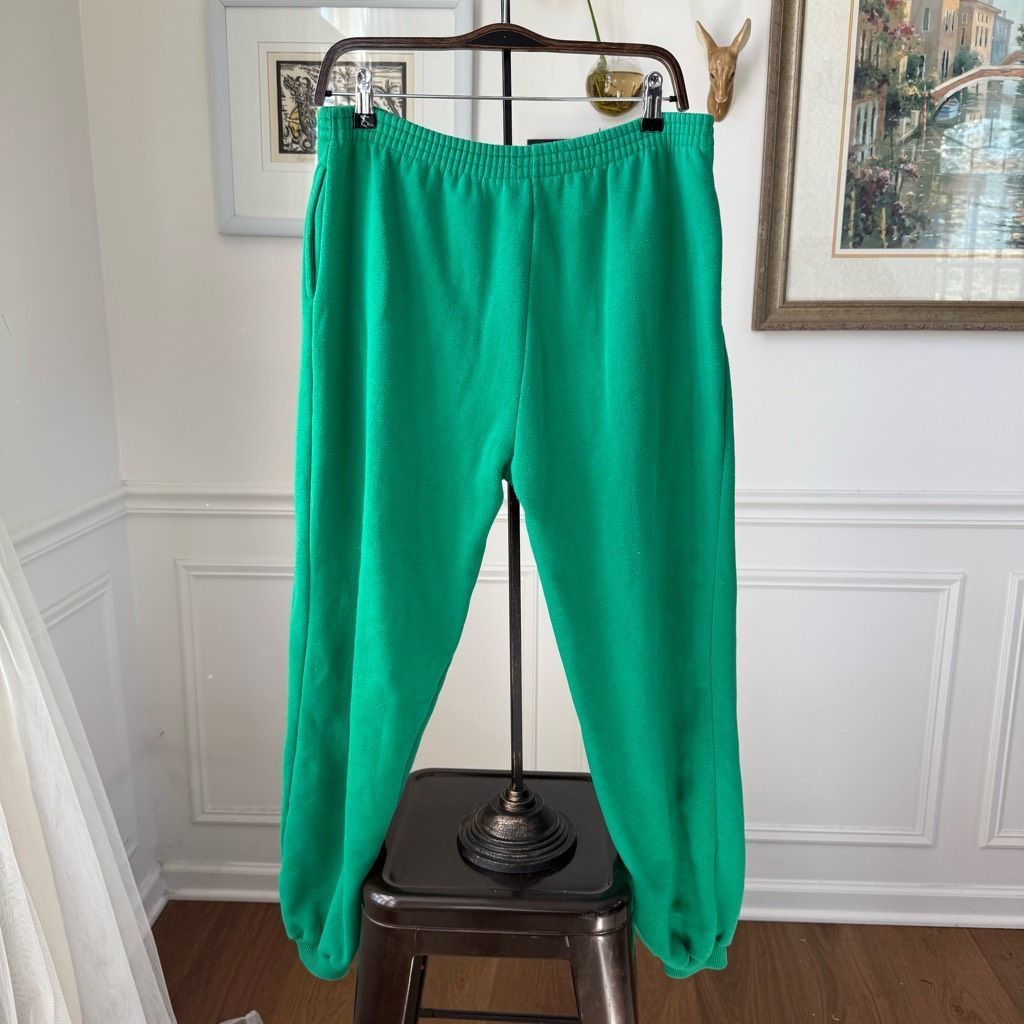 Vintage Vintage 80s 90s Boundary Waters Green Sweatsuit Track Suit S Size M / US 6-8 / IT 42-44 - 3 Thumbnail