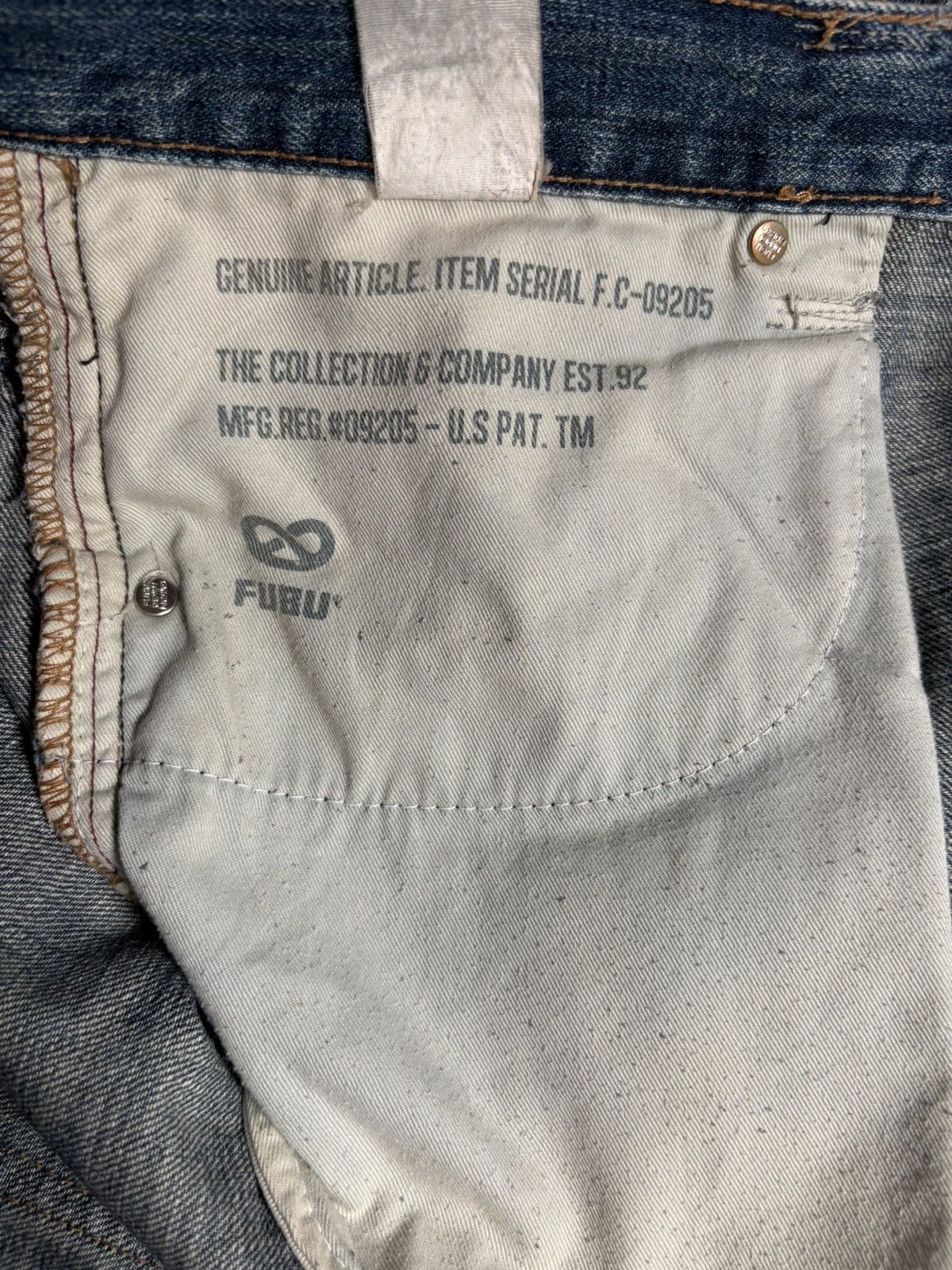 Fubu Archive FUBU 90s Streetwear Carpenter Jeans Baggy Fit Size US 38 / EU 54 - 11 Thumbnail