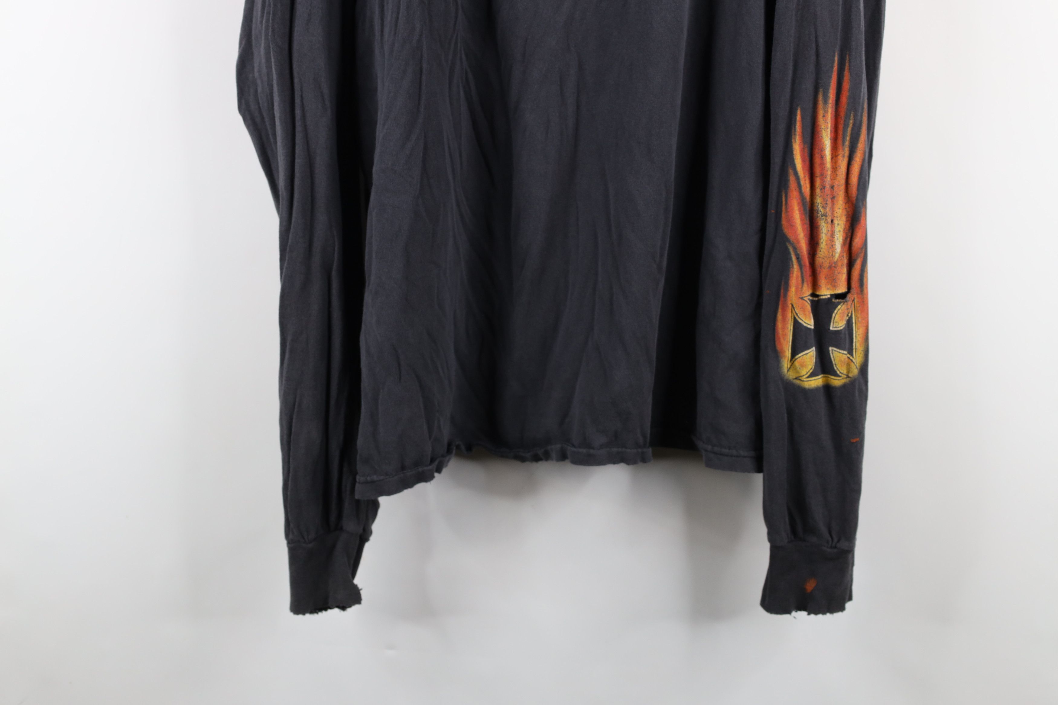 Vintage Vintage 90s Chevy GM Iron Cross Fire Long Sleeve T-Shirt Size US XL / EU 56 / 4 - 3 Thumbnail