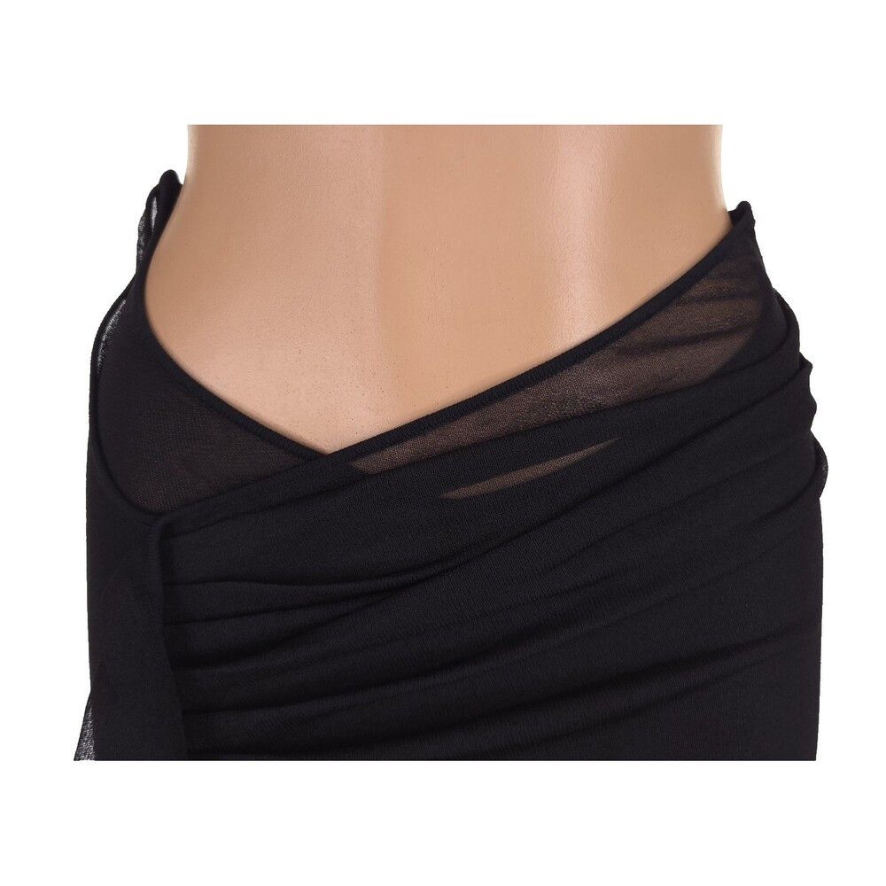 Nensi Dojaka Nensi Dojaka Semi-sheer Ottoman Jersey Mini Skirt Size XS Size 26" / US 2 / IT 38 - 4 Thumbnail
