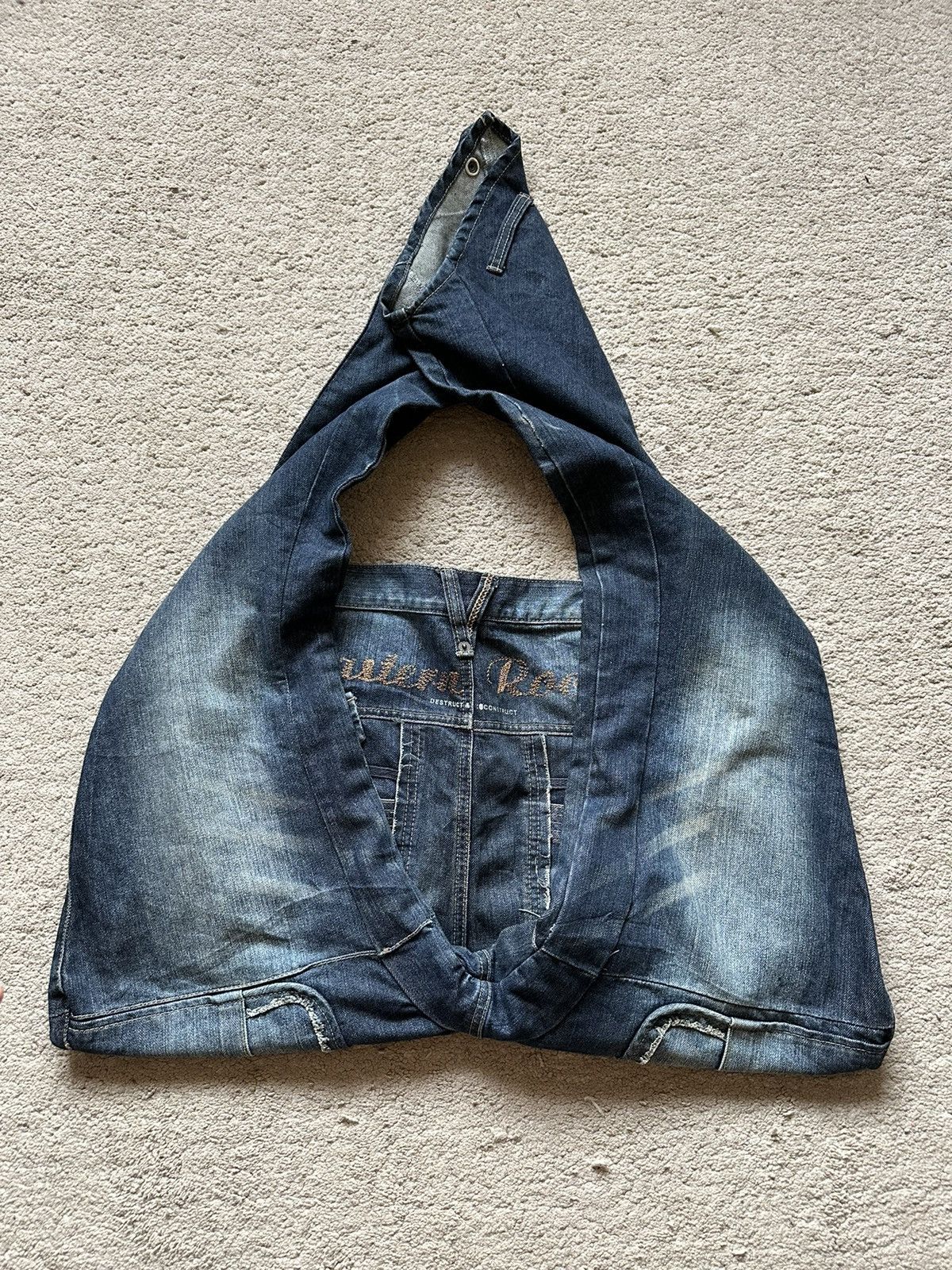 PPFM 2000s PPFM Destruct Product J Cut Jeans Transform Bag Size US 30 / EU 46 - 17 Thumbnail