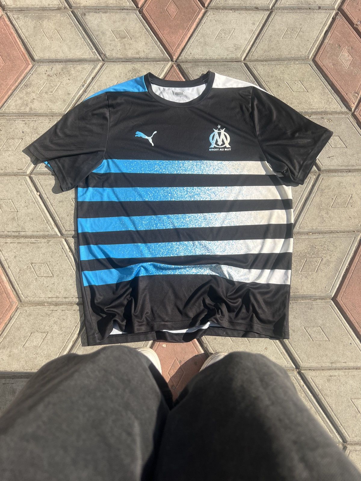 Puma × Vintage 2021/2022 PUMA OLYMPIQUE DE MARSEILLE ESPORTS JERSEY SIZE L Size US L / EU 52-54 / 3 - 1 Thumbnail