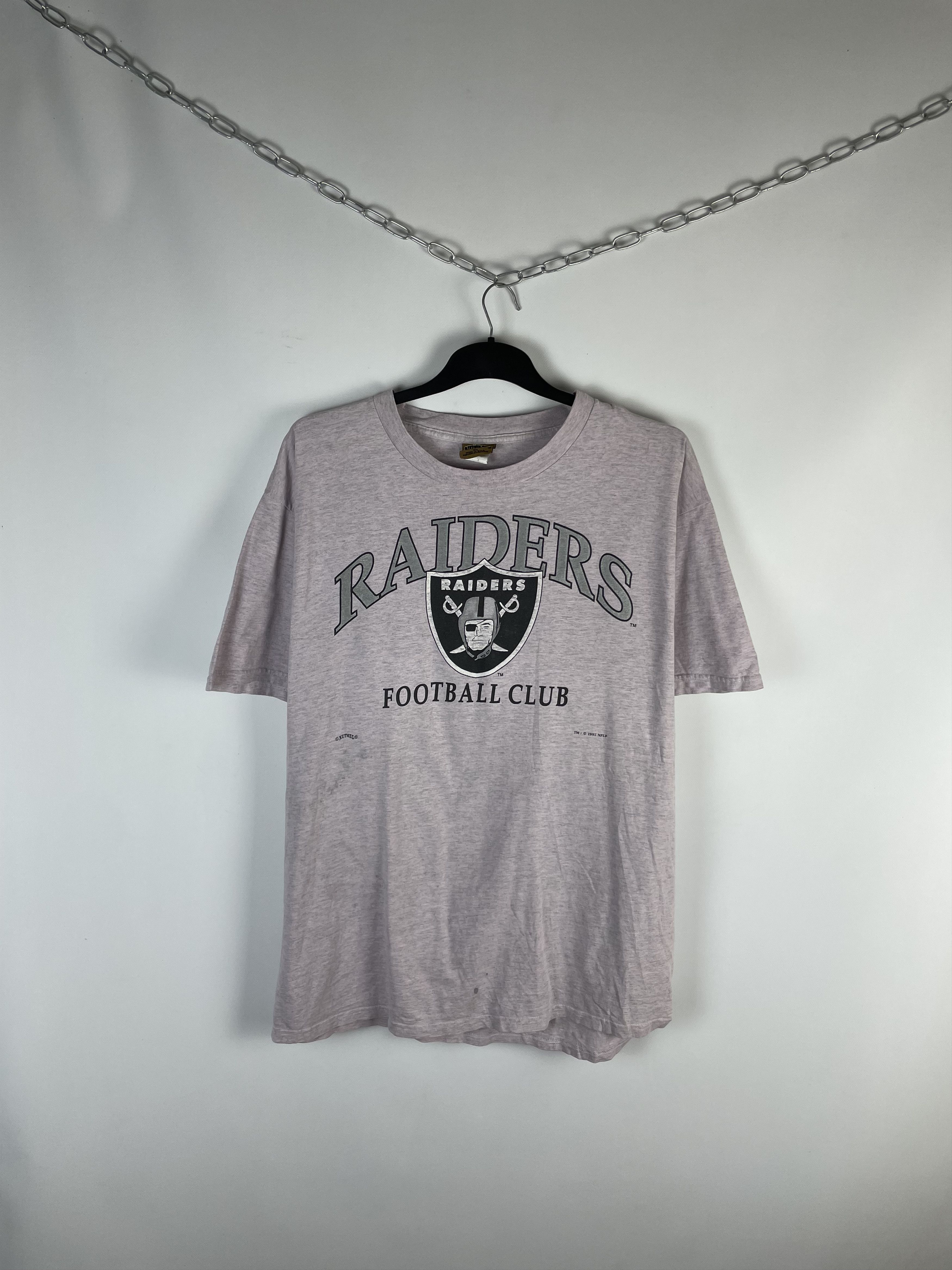 NFL 1990s RAIDERS 1995 NFL TSHIRT Size US XL / EU 56 / 4 - 1 Thumbnail