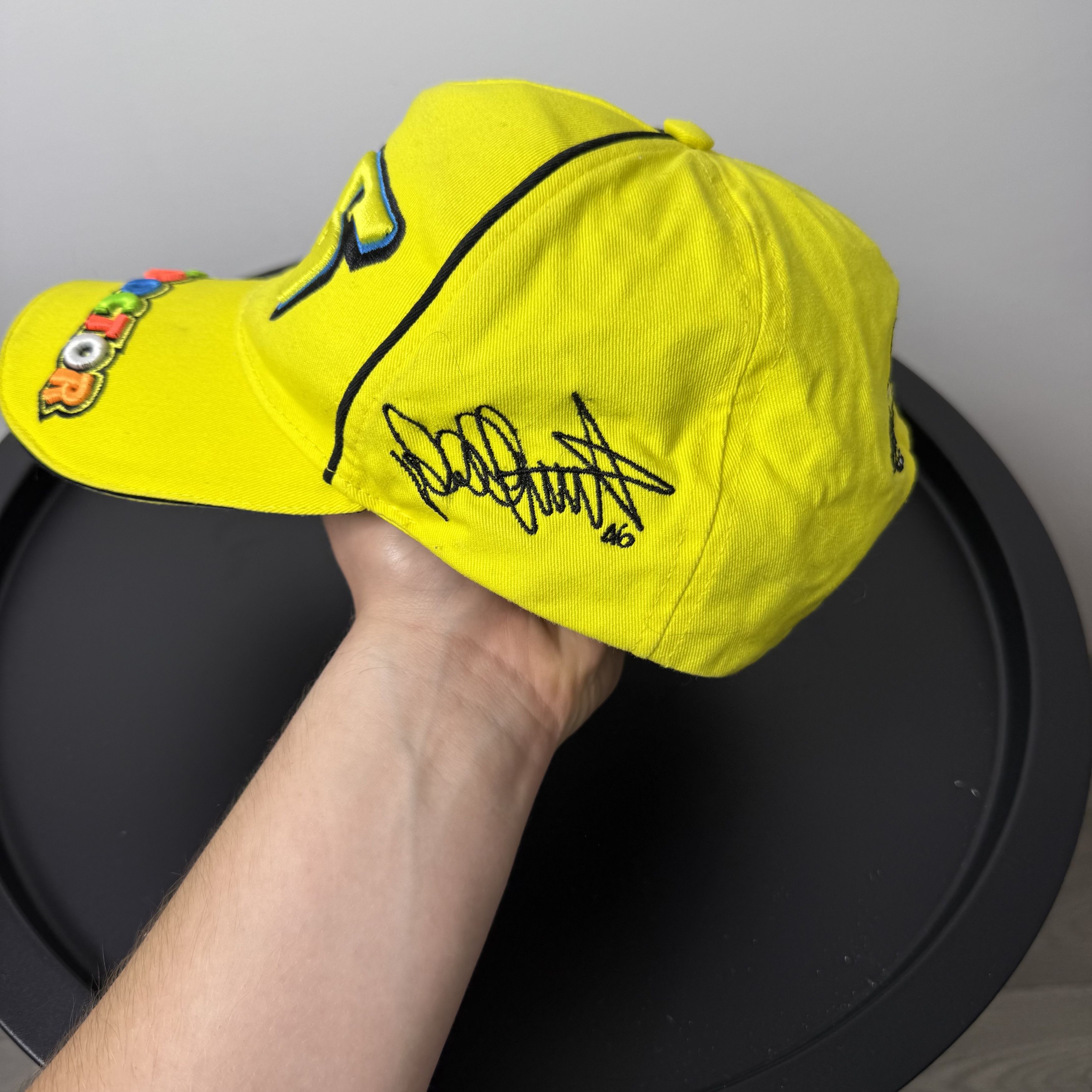 Vintage 46 The Doctor Valentino Rossi Racing Yellow Baseball Cap Hat Size ONE SIZE - 8 Thumbnail