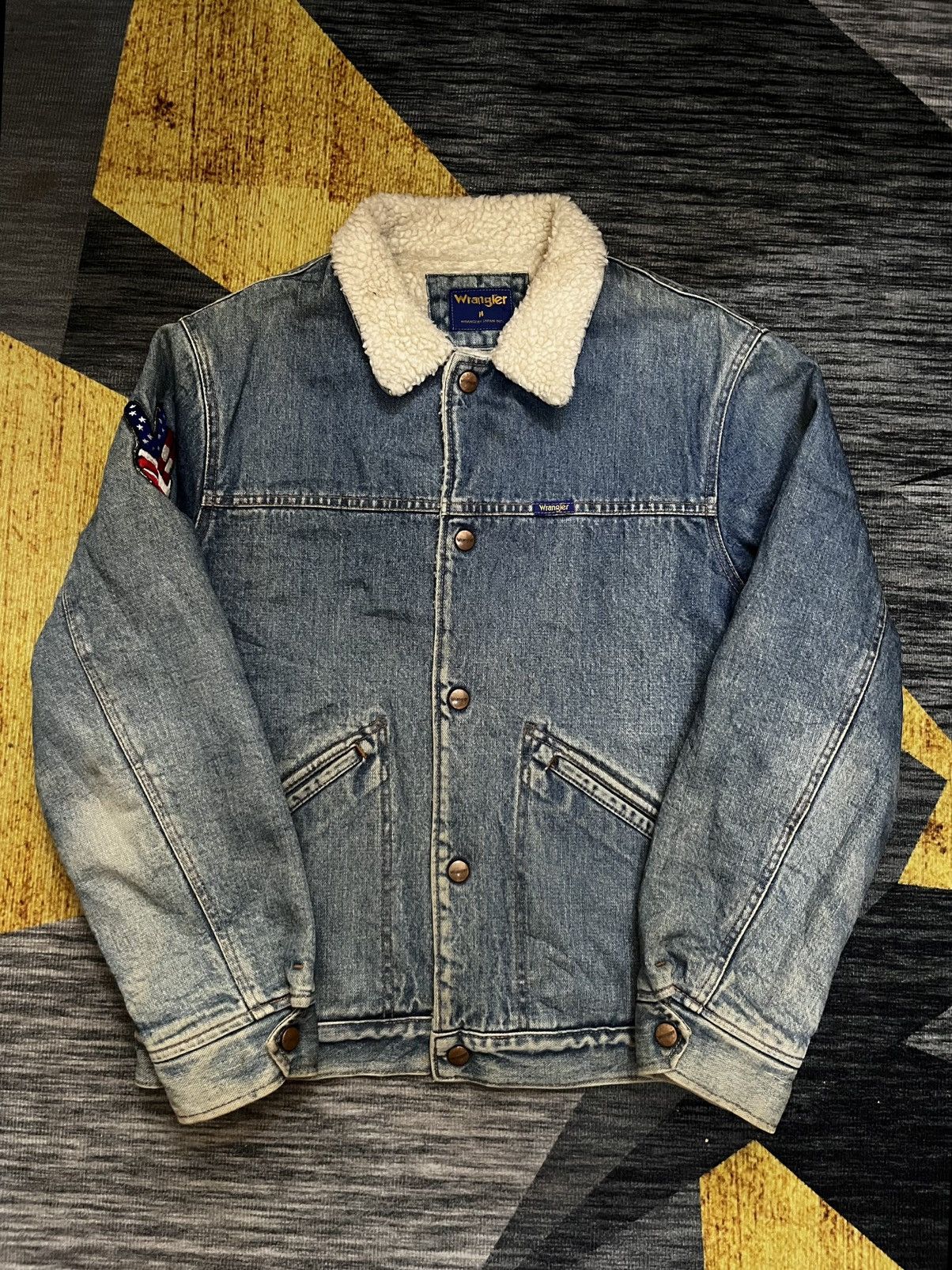 Wrangler 1990s WRANGLER sherpa denim patches #H5 Size US M / EU 48-50 / 2 - 6 Thumbnail