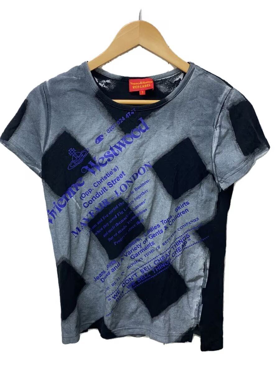Vivienne Westwood Orb Paint Print Tee Size L / US 10 / IT 46 - 1 Thumbnail