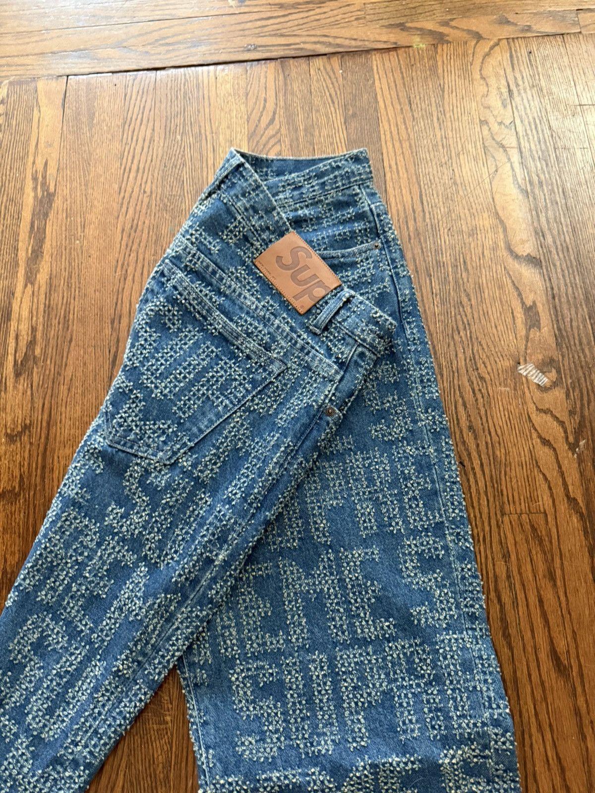 Supreme Supreme needle punch jeans Size US 32 / EU 48 - 3 Thumbnail