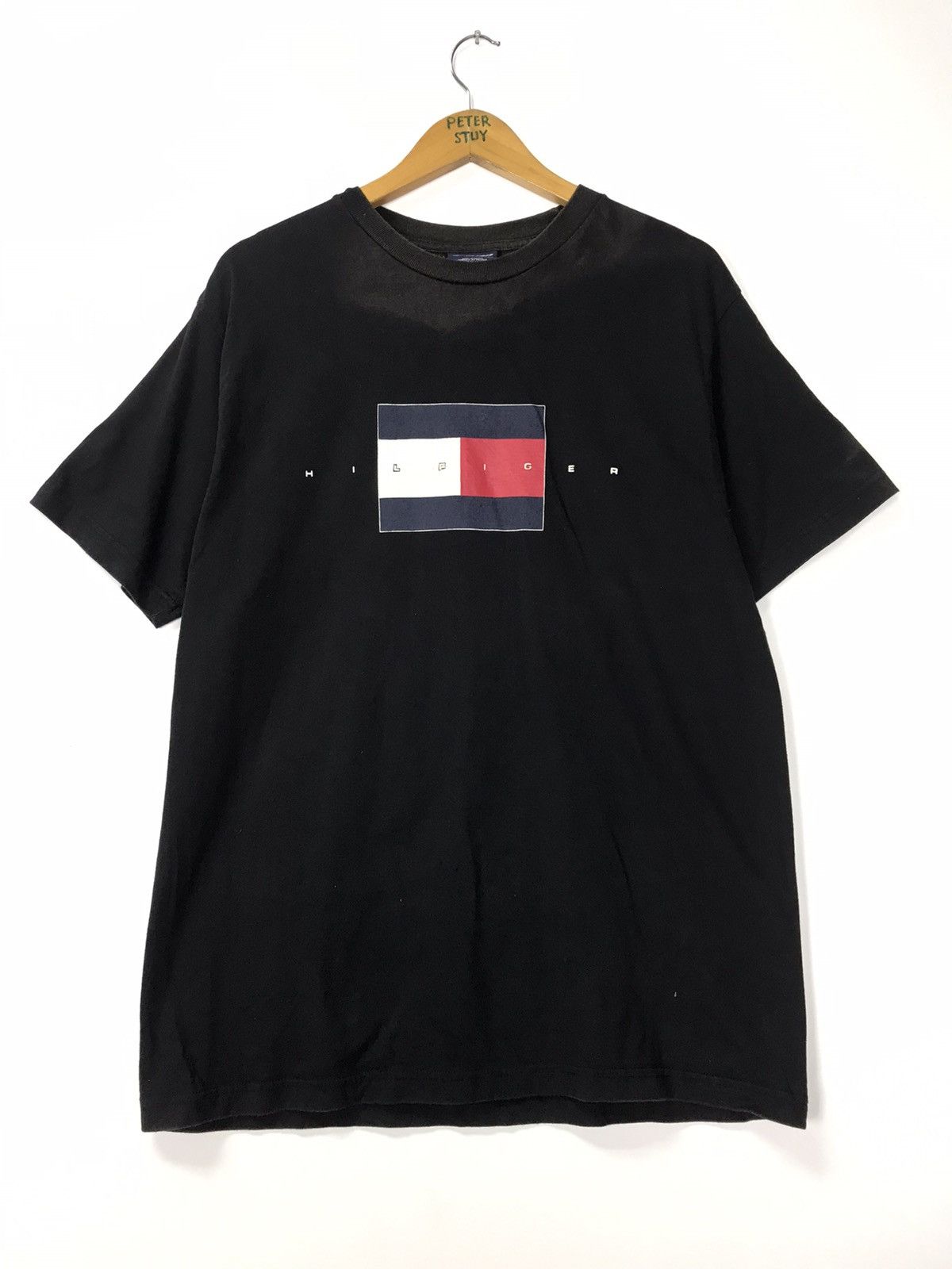 Tommy Hilfiger × Vintage Vintage Tommy Hilfiger big logo tee Size US L / EU 52-54 / 3 - 1 Thumbnail