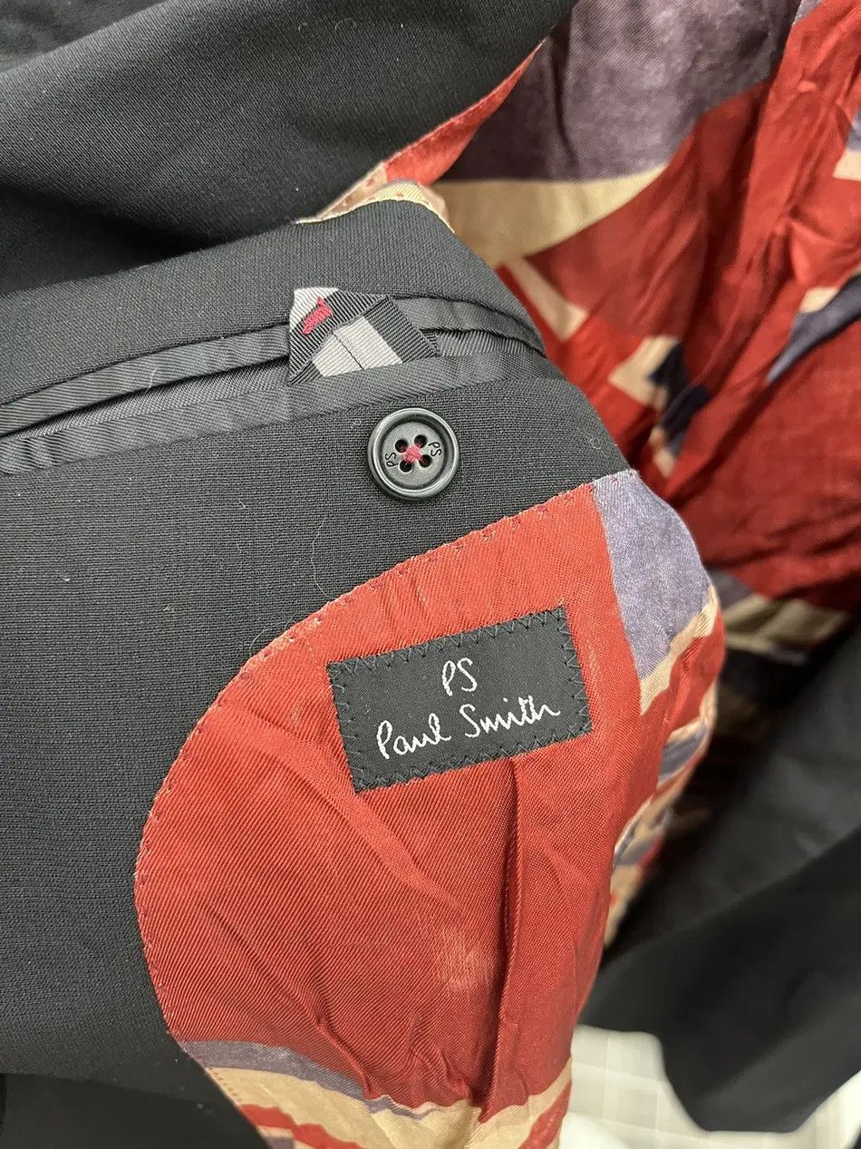Paul Smith Paul Smith Wool Blazer With Britain Viscose Lining Size 46R - 4 Thumbnail