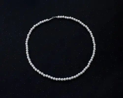 VIBE Pearl Necklace Casual Chain Jewelry Classic Imitation Bead Size ONE SIZE - 6 Thumbnail