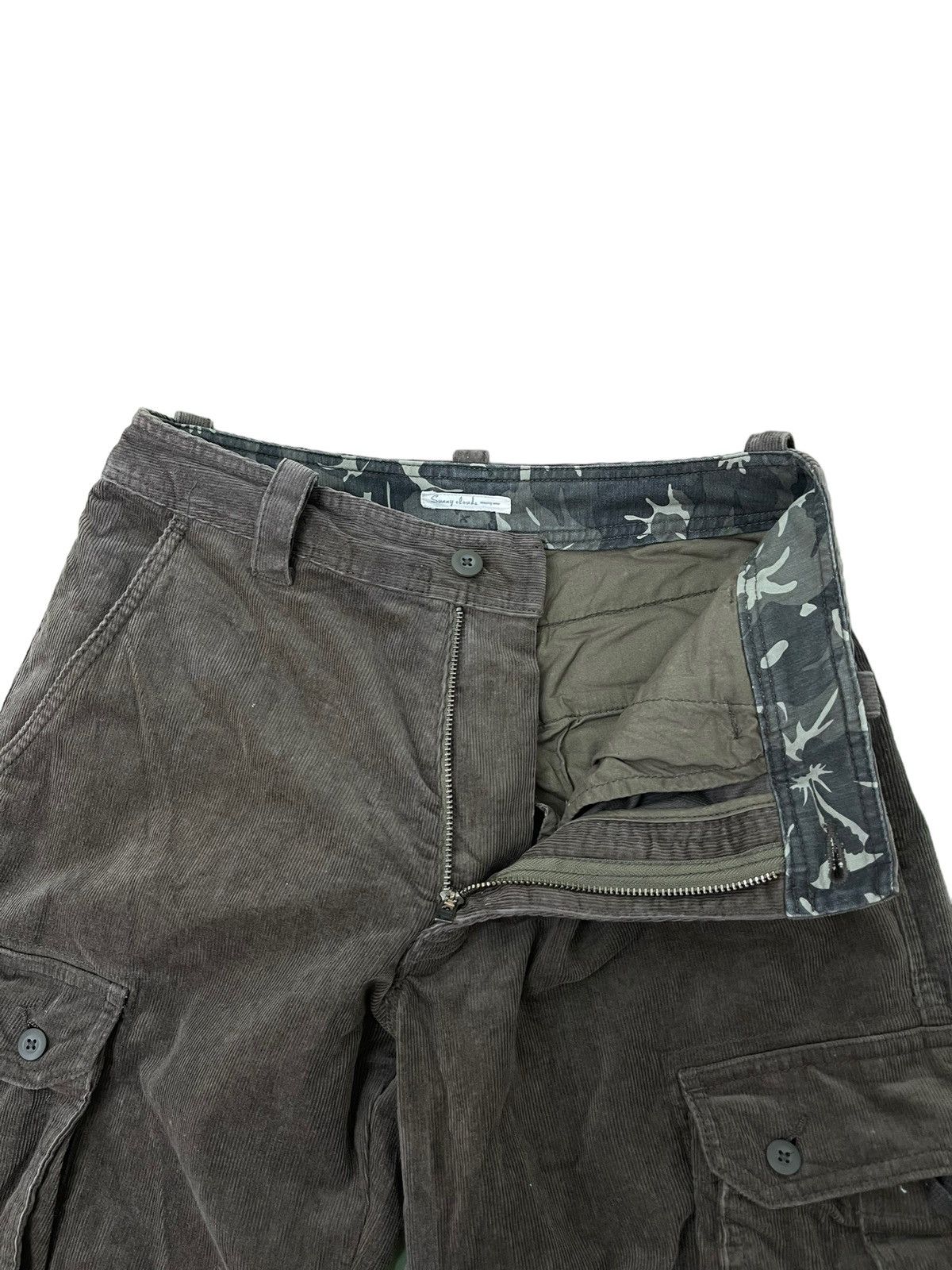 Japanese Brand Wide Cargo Sunny Cloud Corduroy Loose 6🟦8 Size US 31 - 11 Thumbnail