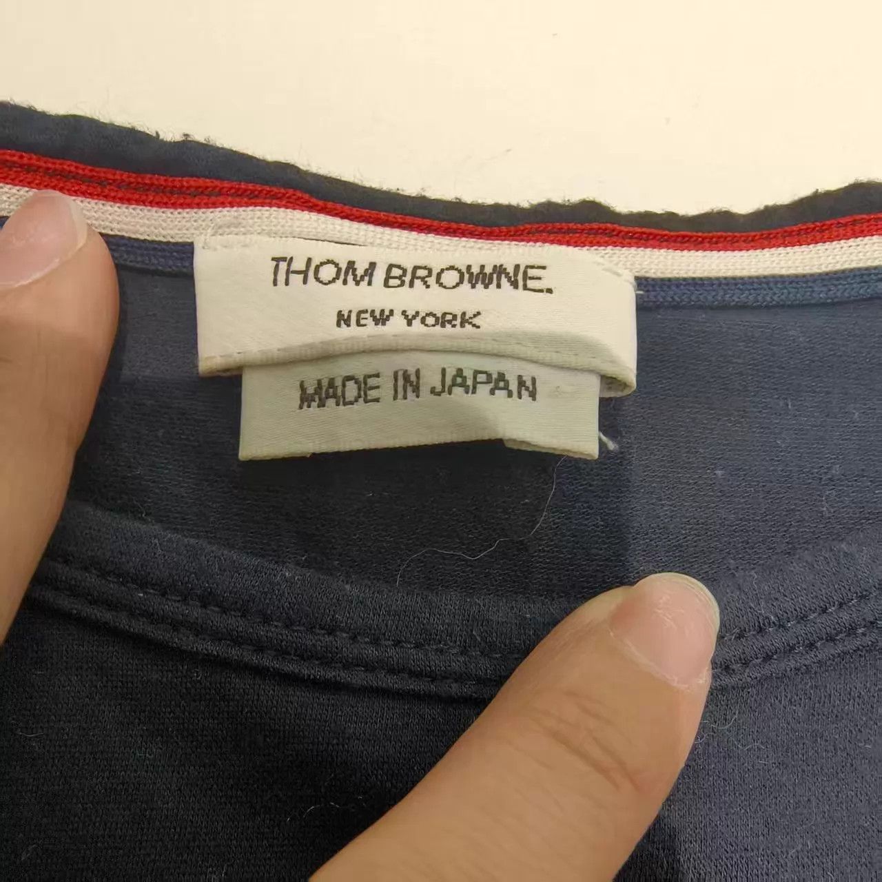 Thom Browne TB Basic Short Sleeve Tee Size 1 Size S / US 4 / IT 40 - 3 Thumbnail