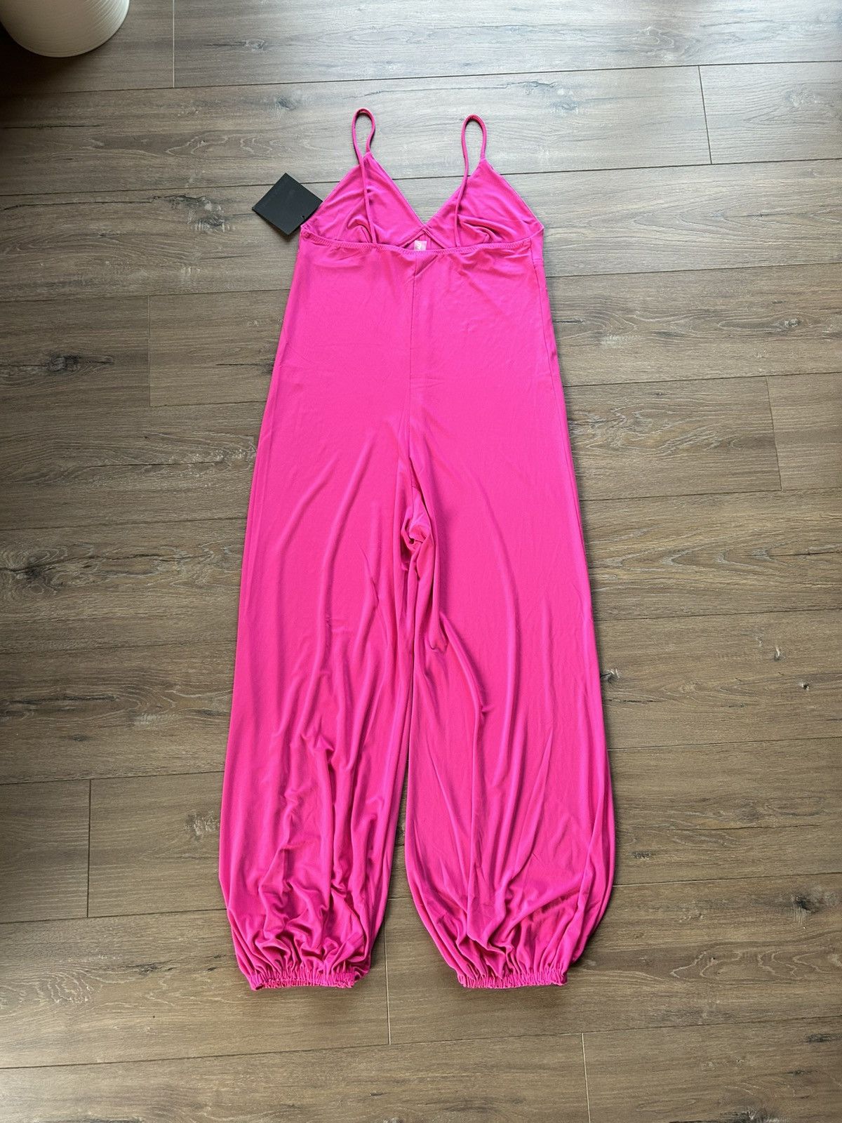 Norma Kamali Norma Kamali pink jumpsuit size L Size 32" / US 10 / IT 46 - 8 Thumbnail
