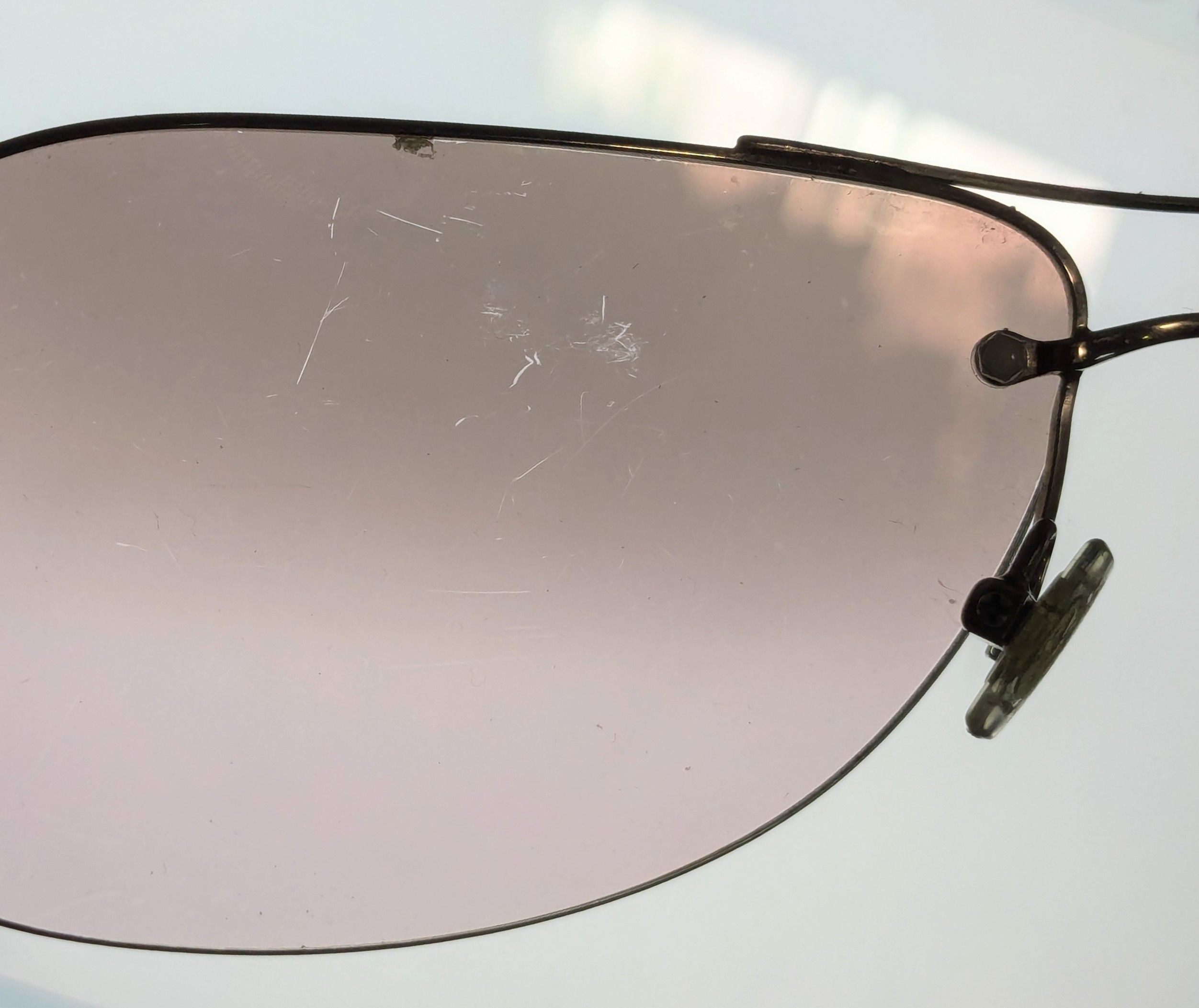 Chrome Hearts Chrome Hearts Classic Oval Sunglasses Pink Aviator Size ONE SIZE - 13 Thumbnail