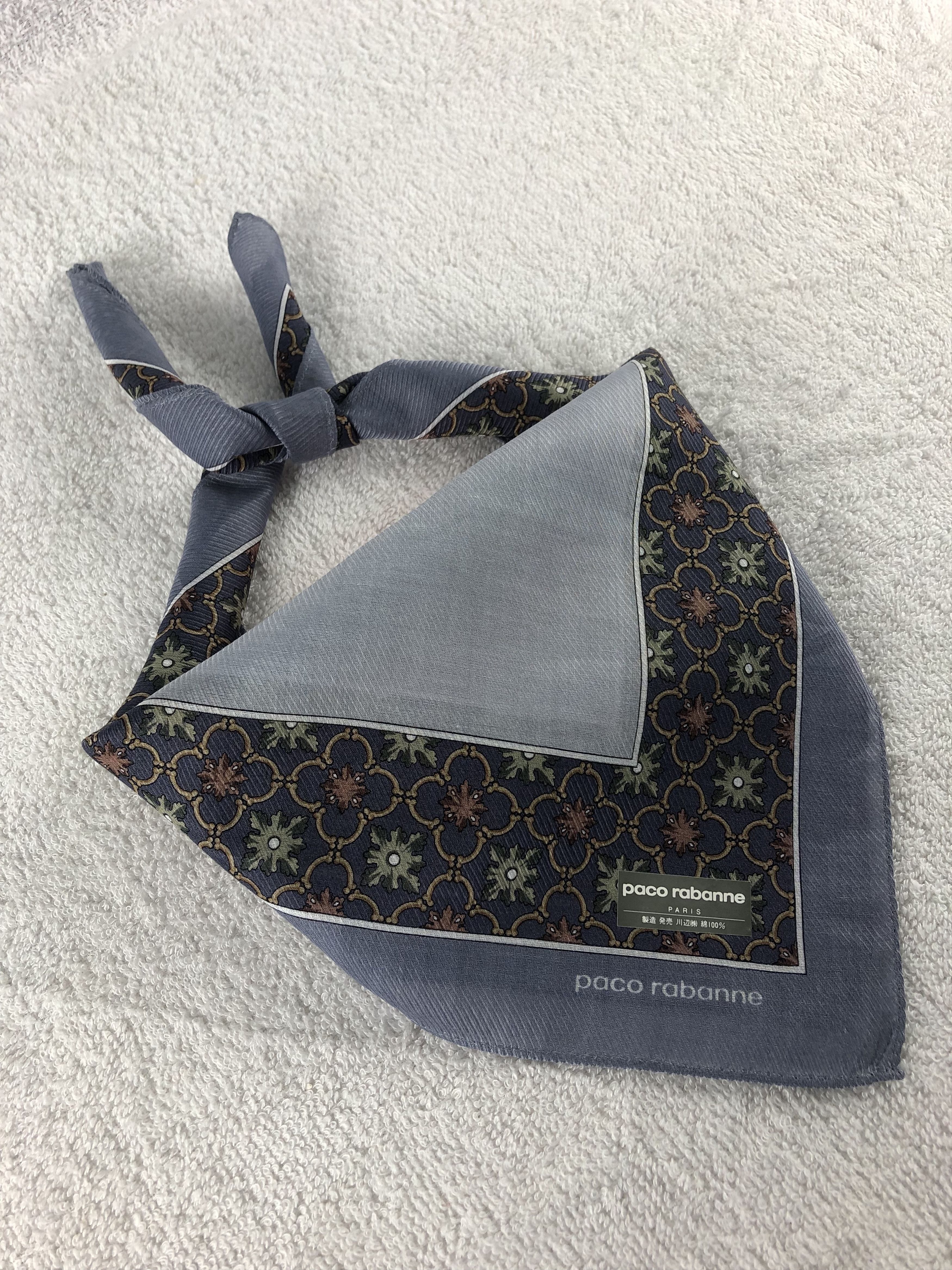 Paco Rabanne × Vintage Paco Rabanne Handkerchief / Bandana / Neckerchief Size ONE SIZE - 2 Thumbnail