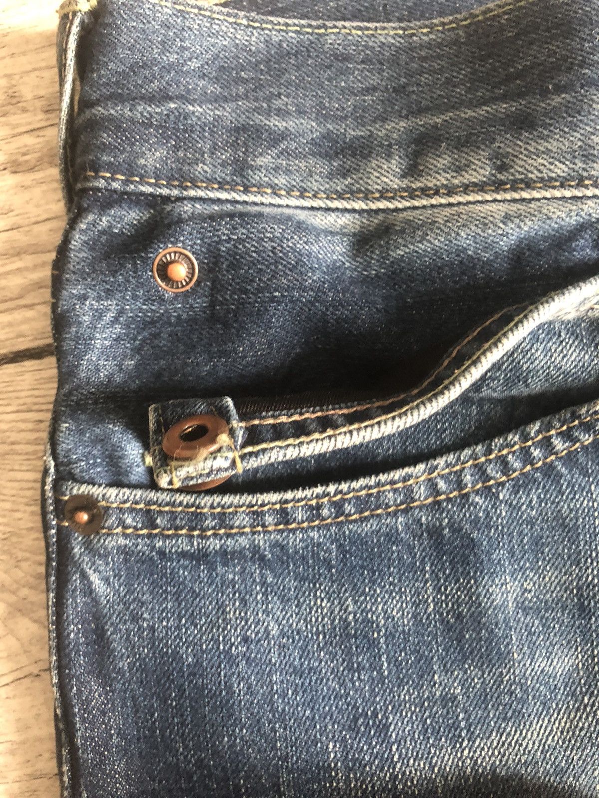 Evisu × Puma Sick Evisu x Puma denim blue jeans mint seagull Size US 32 / EU 48 - 8 Thumbnail