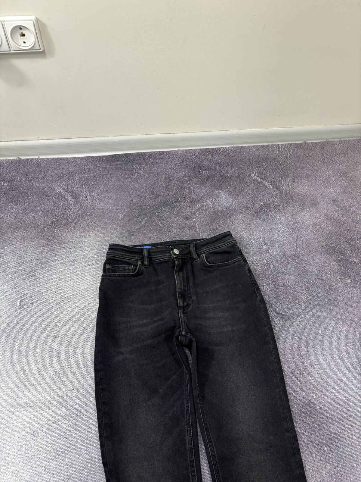 Acne Studios Acne Studios Bla Konst Peg Used Black Women’s Skinny Jeans Size 26" / US 2 / IT 38 - 4 Thumbnail