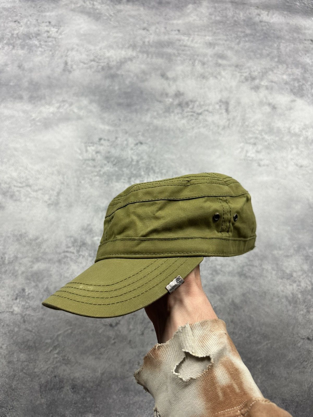 Timberland Vintage Timberland Military Metal Logo Green Hat Y2K Cap Size ONE SIZE - 1 Thumbnail