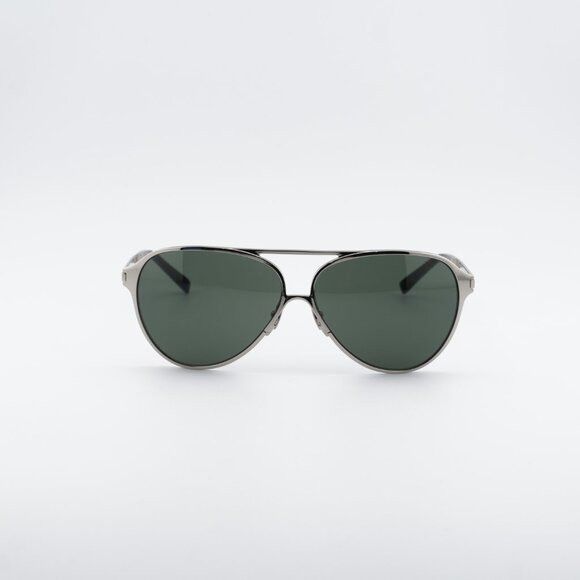 Saint Laurent Paris Saint Laurent SL734 002 Sunglasses Silver Aviator Frame Size ONE SIZE - 3 Thumbnail