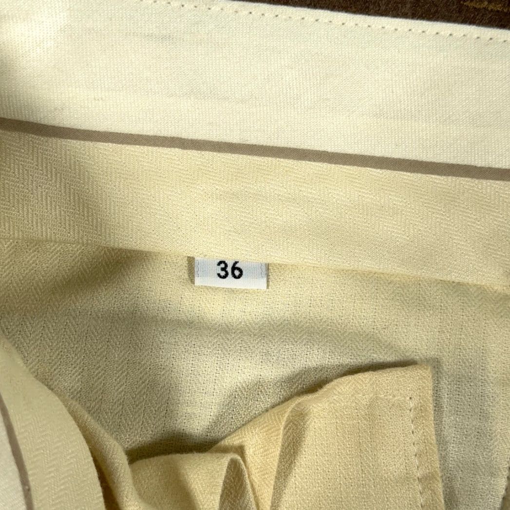 Hart Schaffner Marx VINTAGE Hart Schaffner Marx Dress Pants Mens 35x29 Brown Wool USA 80s Straight Pleated Cuffed Front Zip Button Hook & Eye Pockets - Men - Regular Size US 35 - 6 Thumbnail