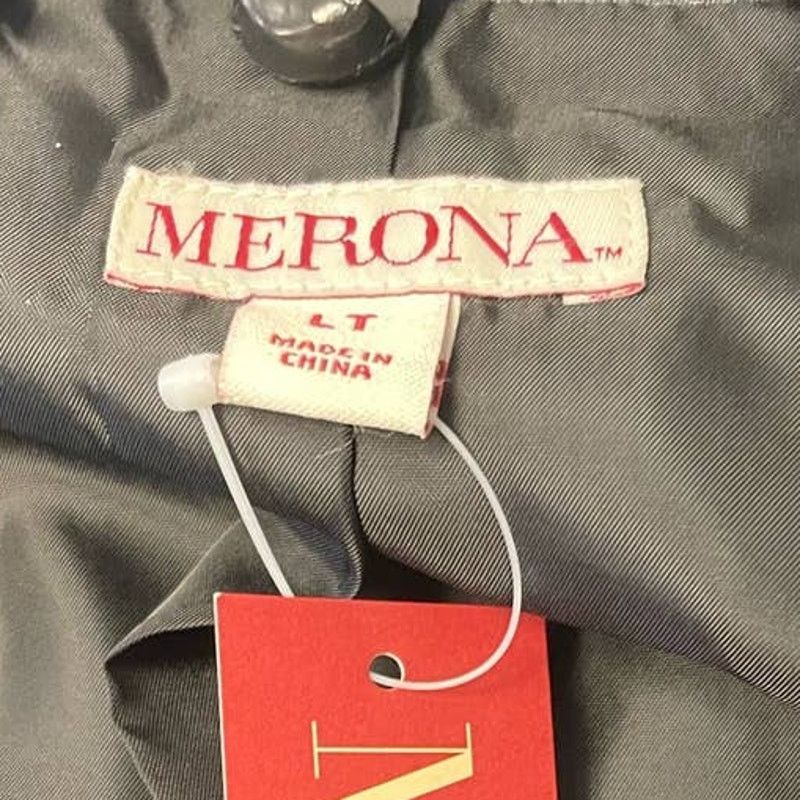 Merona New Mens Merona Large Tall LT 2 Button Coat Jacket Blazer Size 44L - 6 Thumbnail