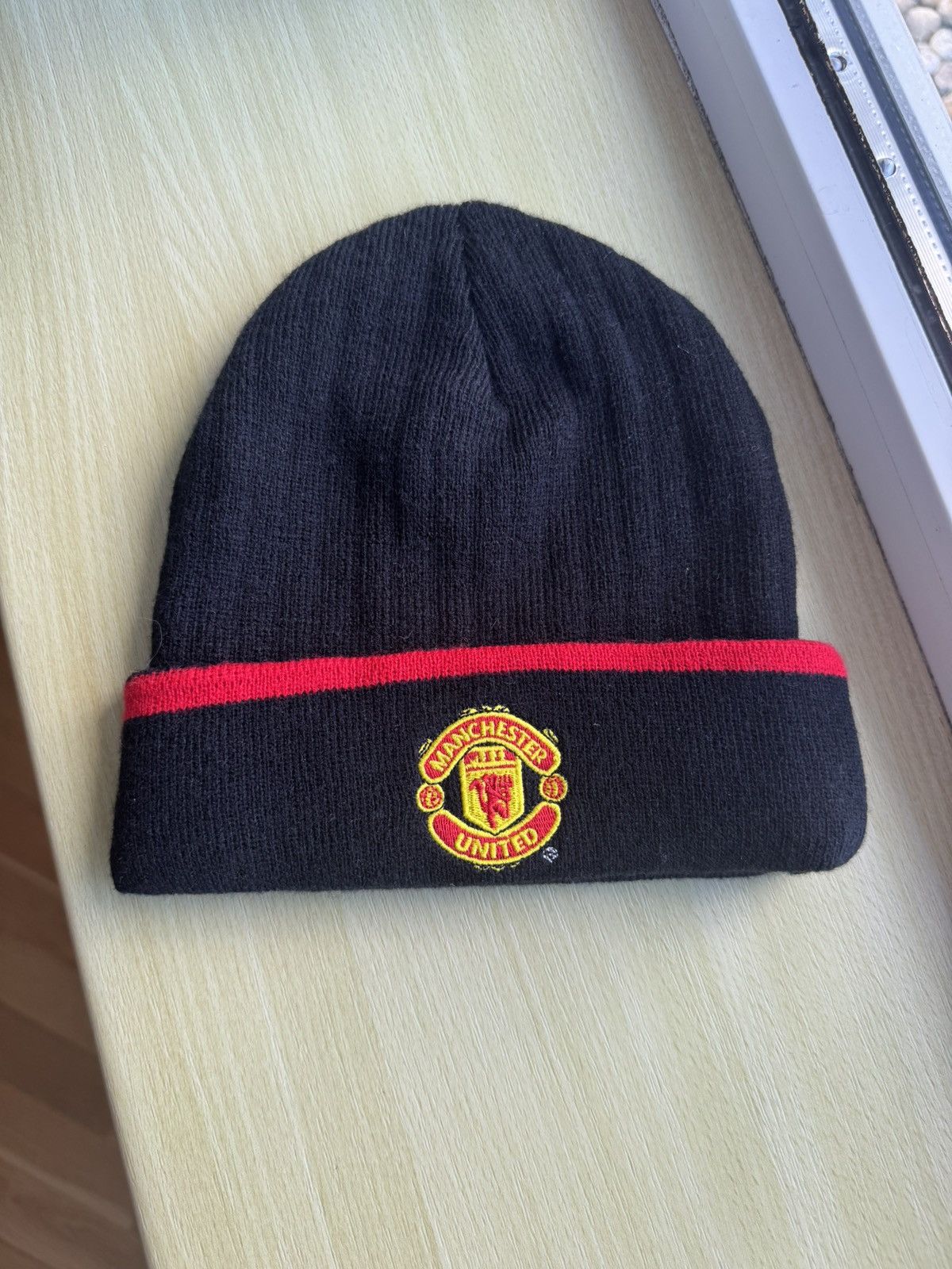 Vintage MANCHESTER UNITED VINTAGE PREMIER LEAGUE SOCCER BEANIE HAT Size ONE SIZE - 1 Thumbnail
