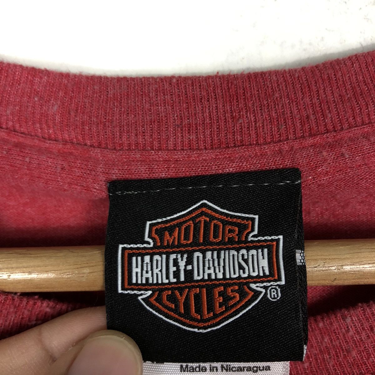 Harley Davidson 🔥90’s Vintage Harley Davidson T-Shirt Big Logo Spell Out Size US XL / EU 56 / 4 - 9 Thumbnail