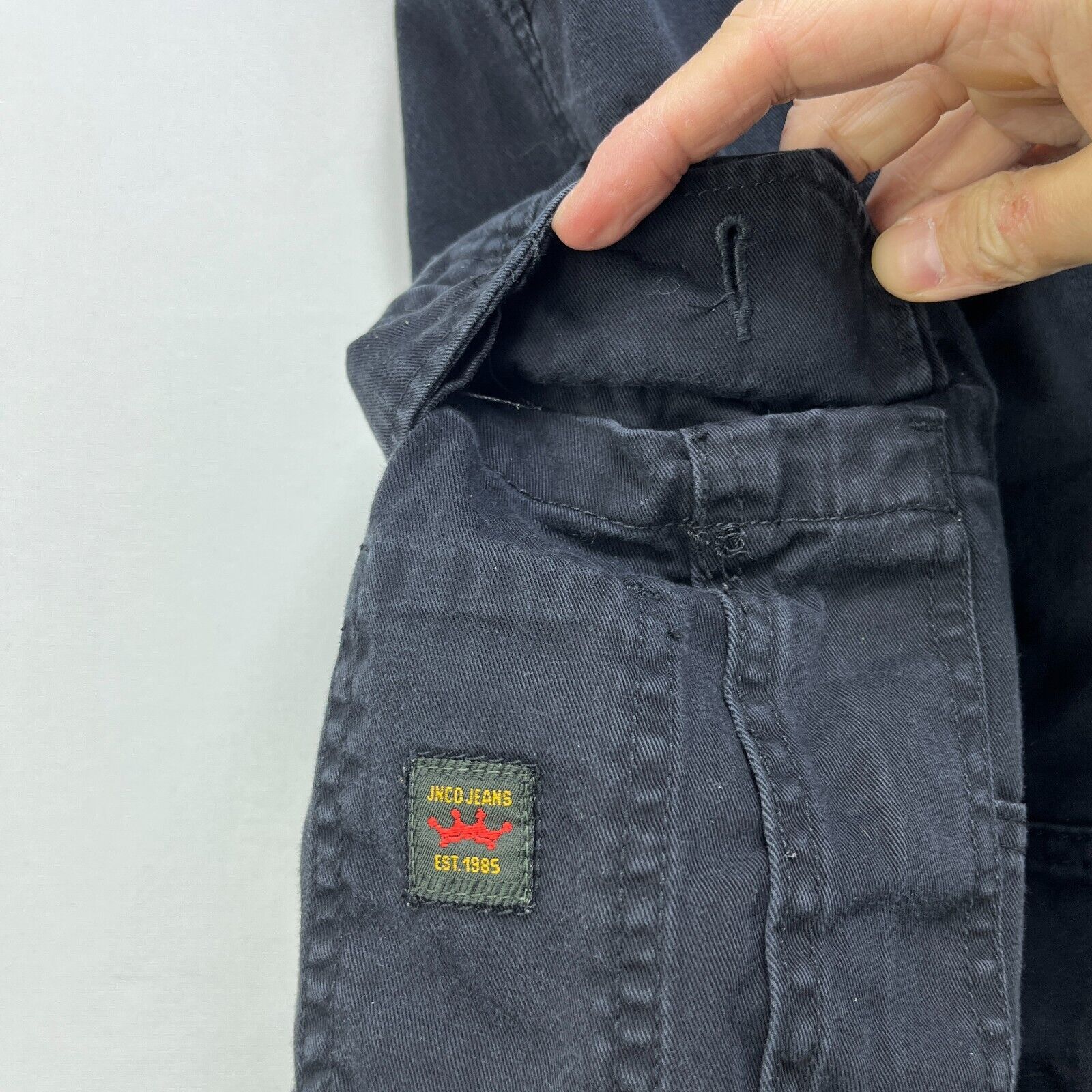 JNCO × Vintage Vintage JNCO Shorts Cargo Rare 36 Baggy Wide Leg Embroidered Size US 36 / EU 52 - 6 Thumbnail