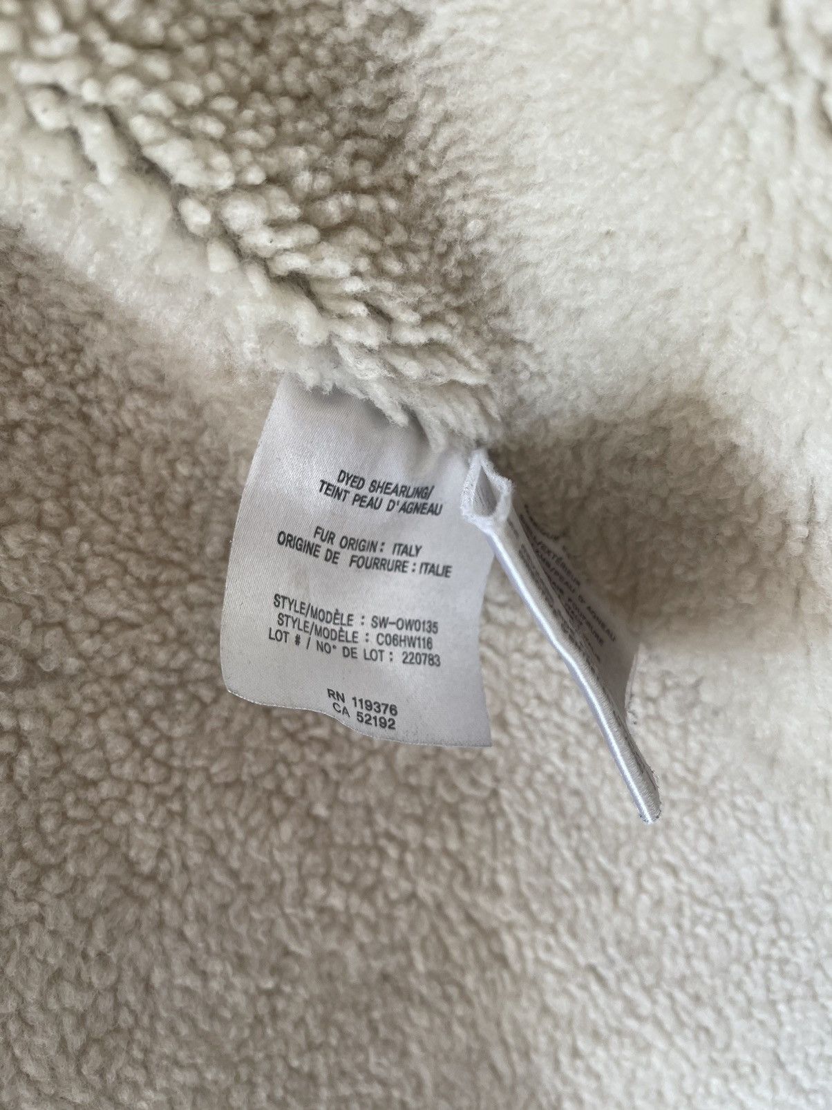 Helmut Lang Helmut Lang FW 2012 leather shearling jacket Size S / US 4 / IT 40 - 5 Thumbnail