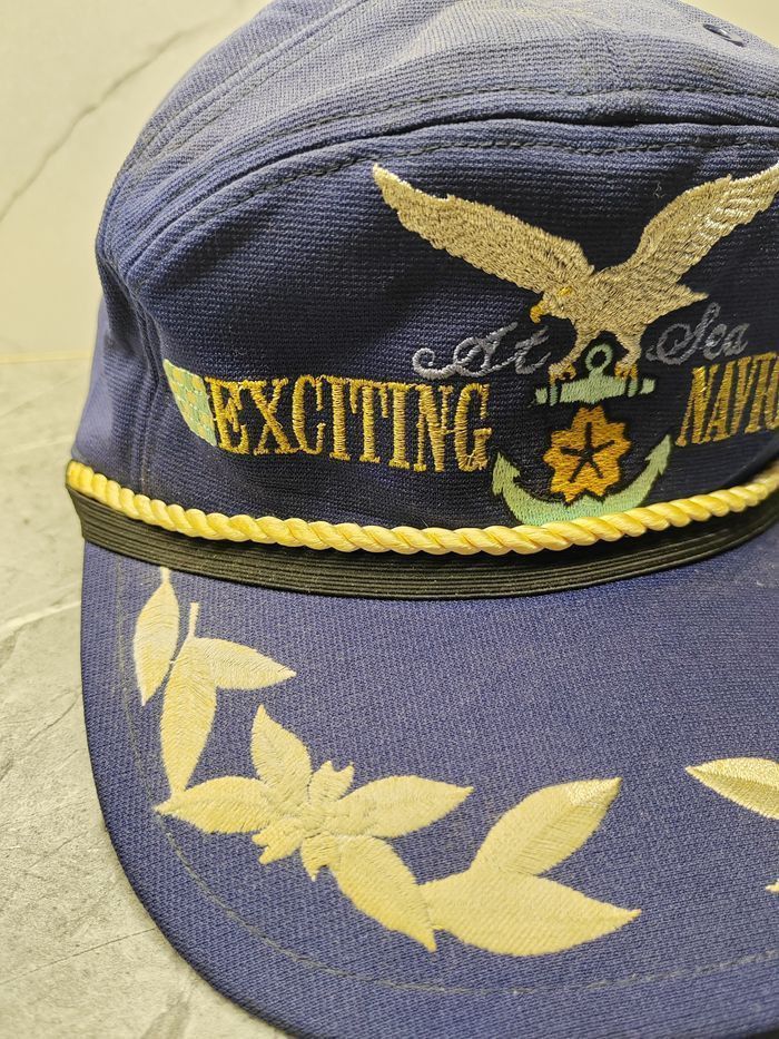 Japanese Brand Vintage Exciting Navigation Cap Hat Size ONE SIZE - 4 Thumbnail