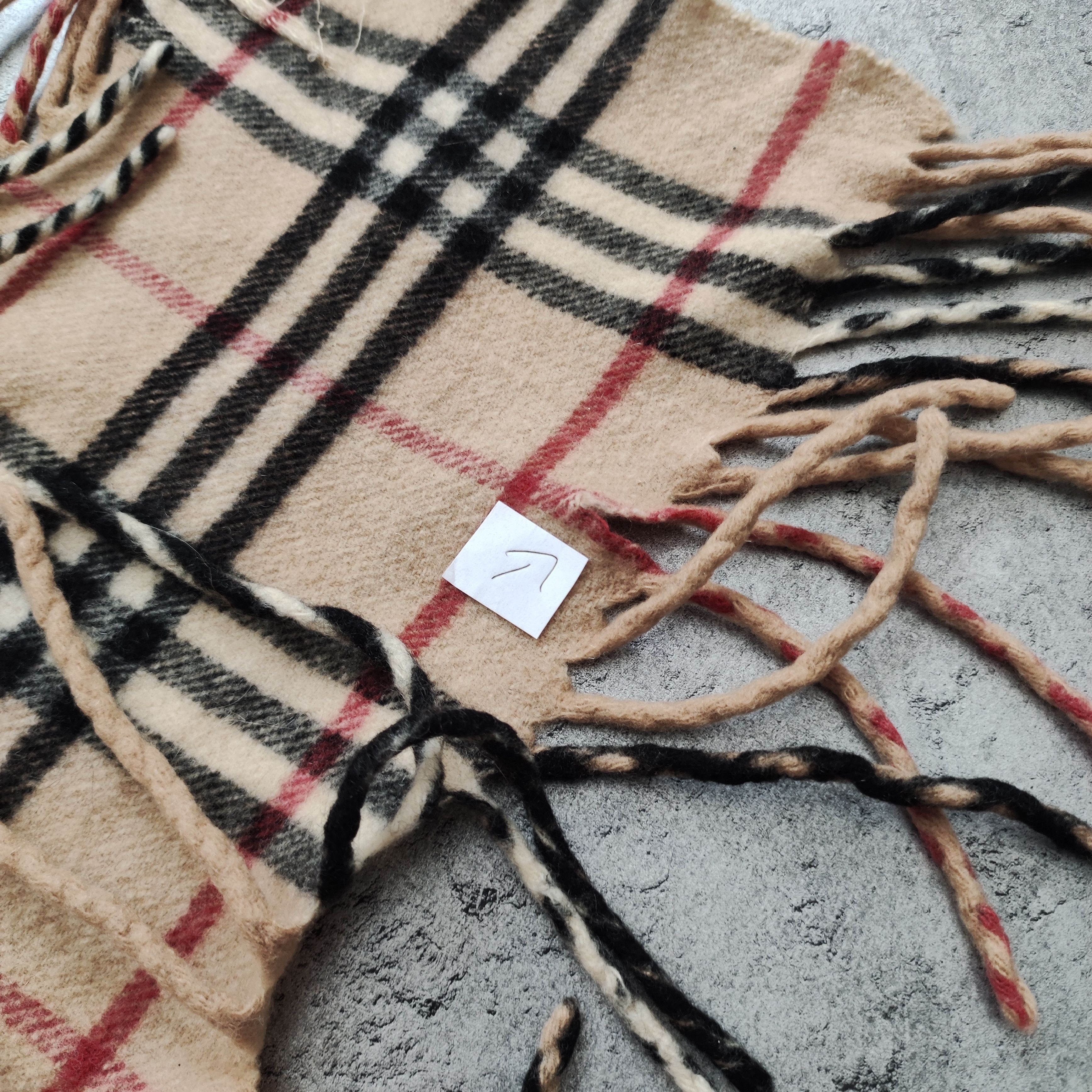 Burberry RARE Vintage 90s Burberrys London Checkered Nova Scarve Size ONE SIZE - 7 Thumbnail