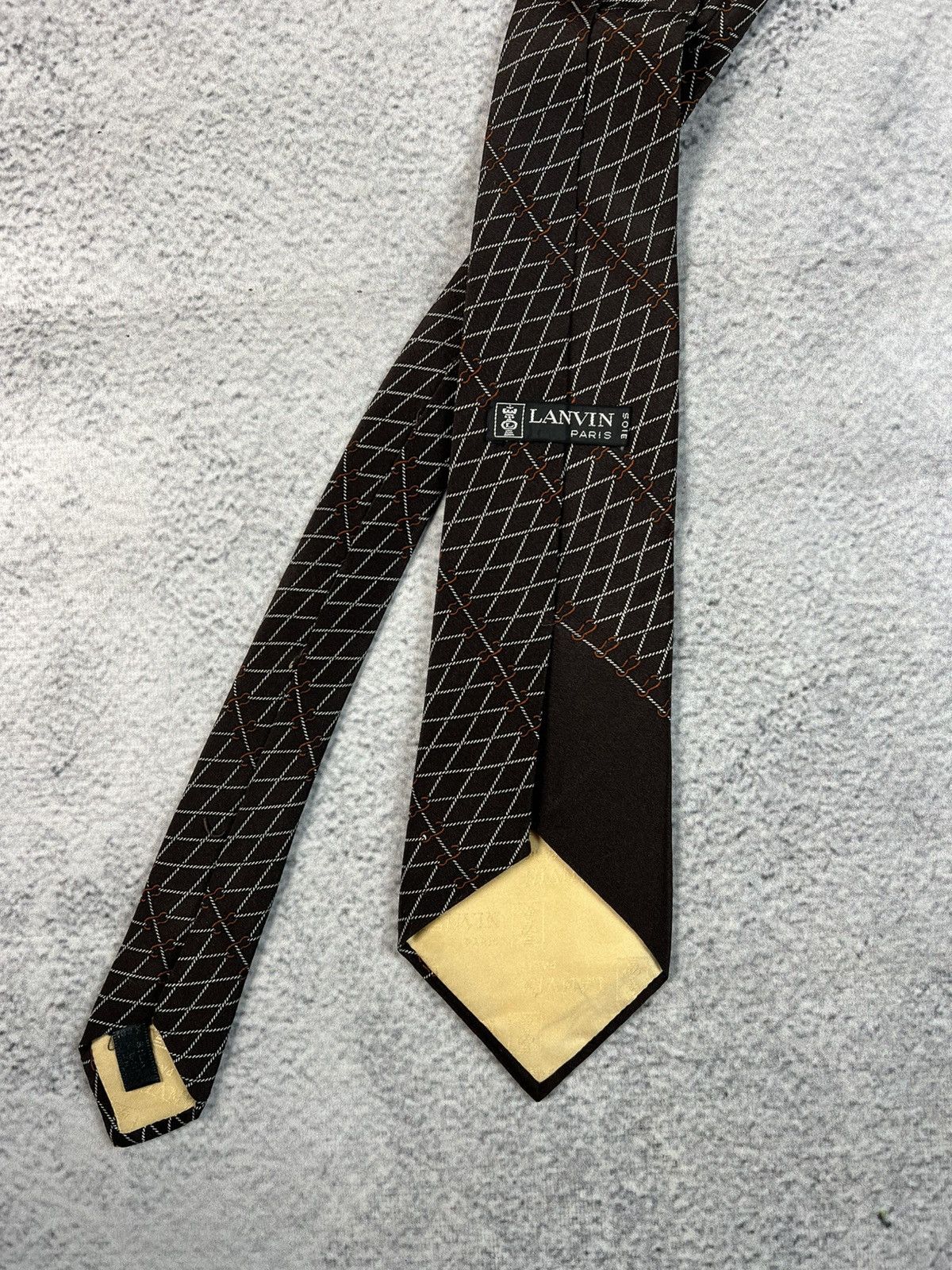Lanvin Vintage Lanvin Paris tie Size ONE SIZE - 3 Thumbnail