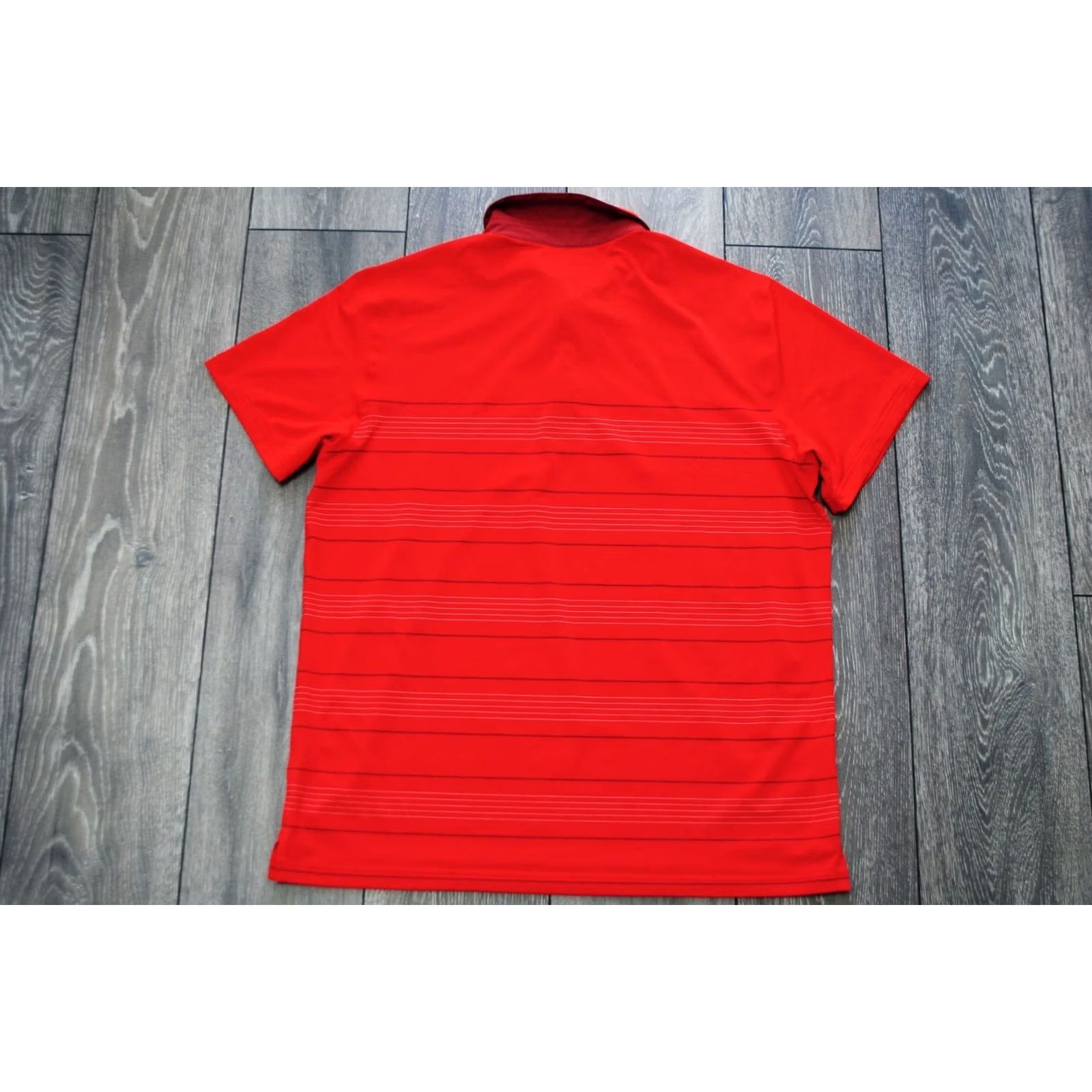 Nike VINTAGE Nike RF Polo Shirt Men XL Red Roger Federer 2011 Rolland Garros Authentic Polo Shirt Size US XL / EU 56 / 4 - 6 Thumbnail