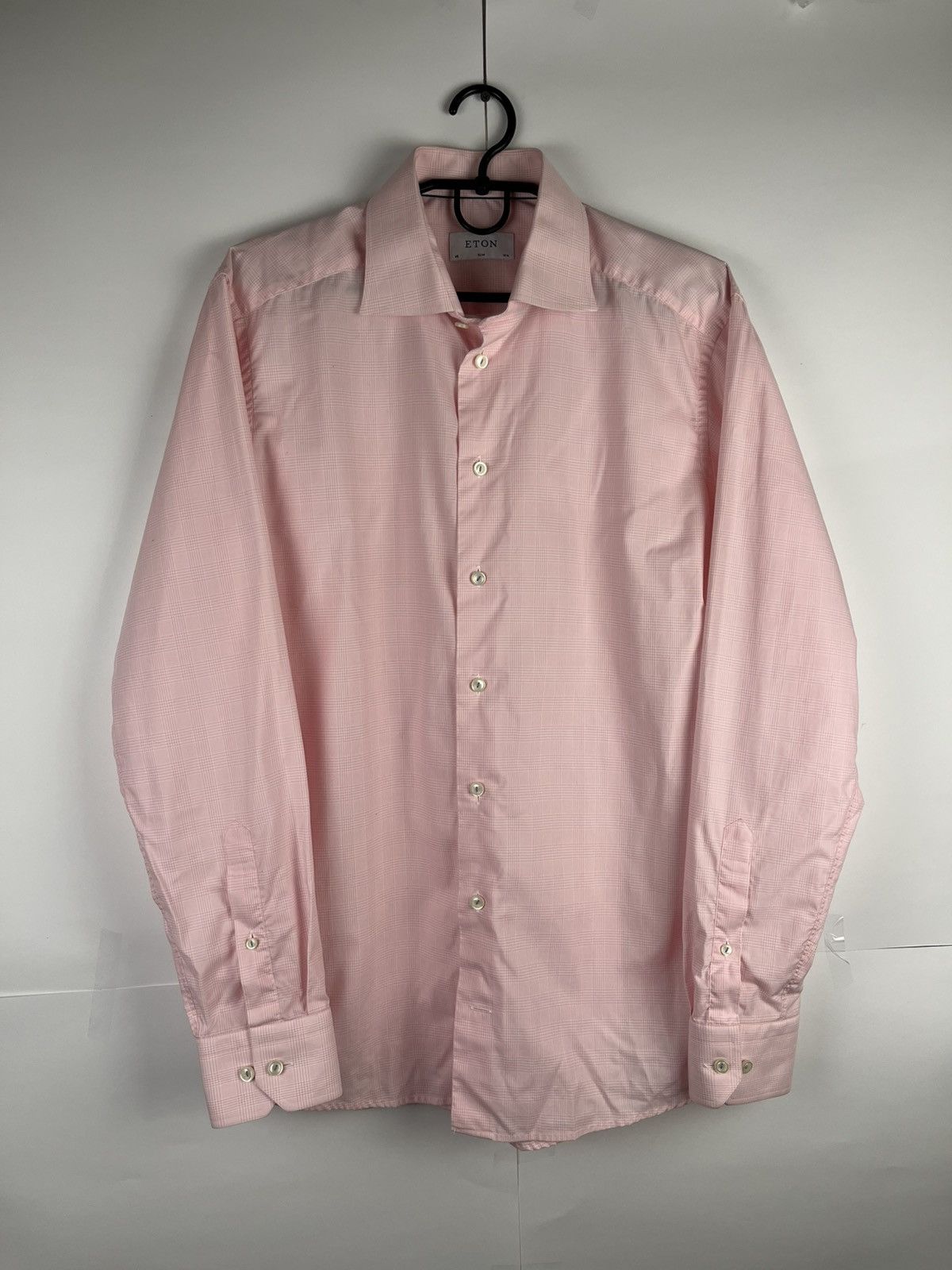Eton Eton Luxury Plaid Cotton Long Sleeve Shirt Button Up Size US L / EU 52-54 / 3 - 1 Thumbnail