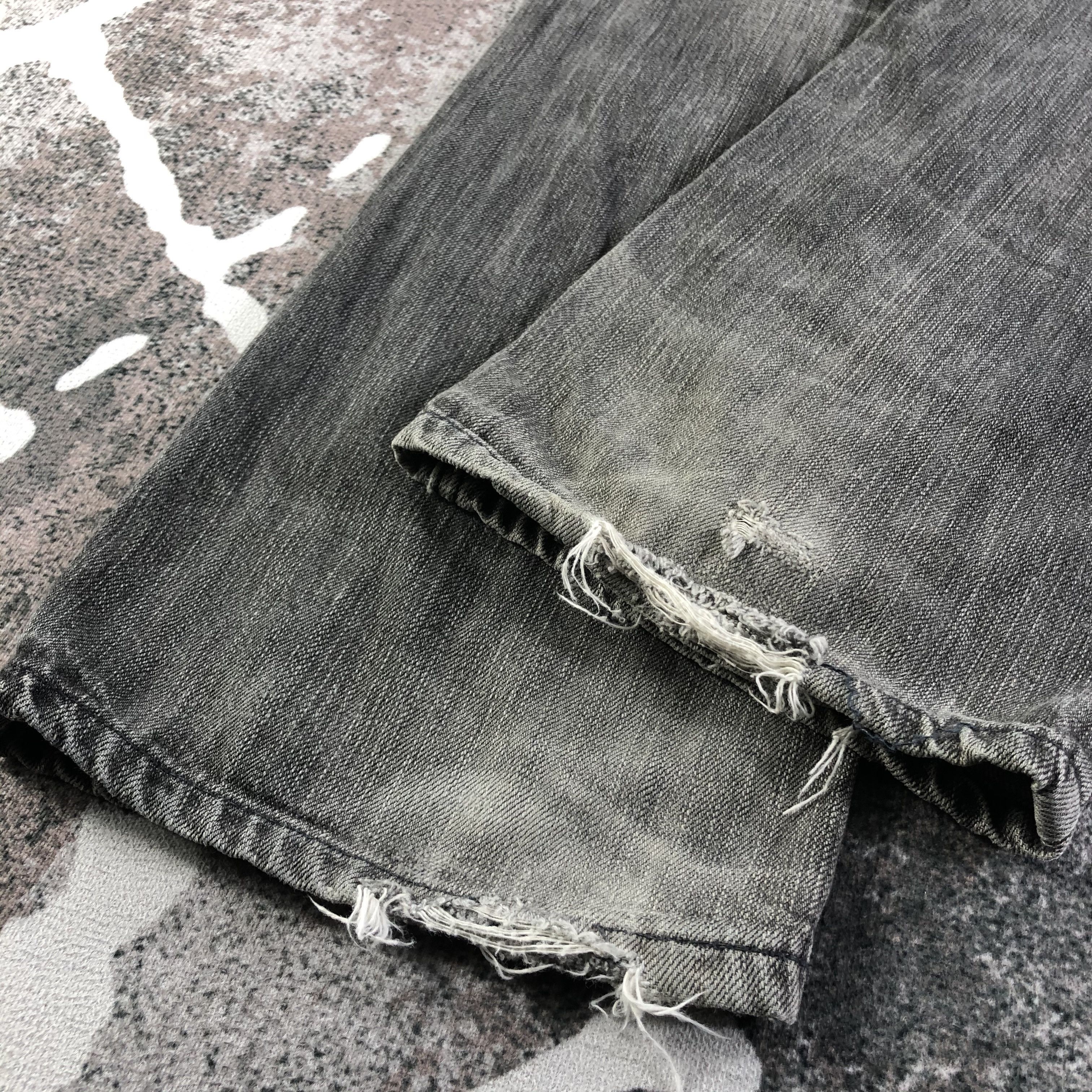 Edwin Edwin XV Jeans Faded Black Denim KJ2436 Size US 28 / EU 44 - 6 Thumbnail