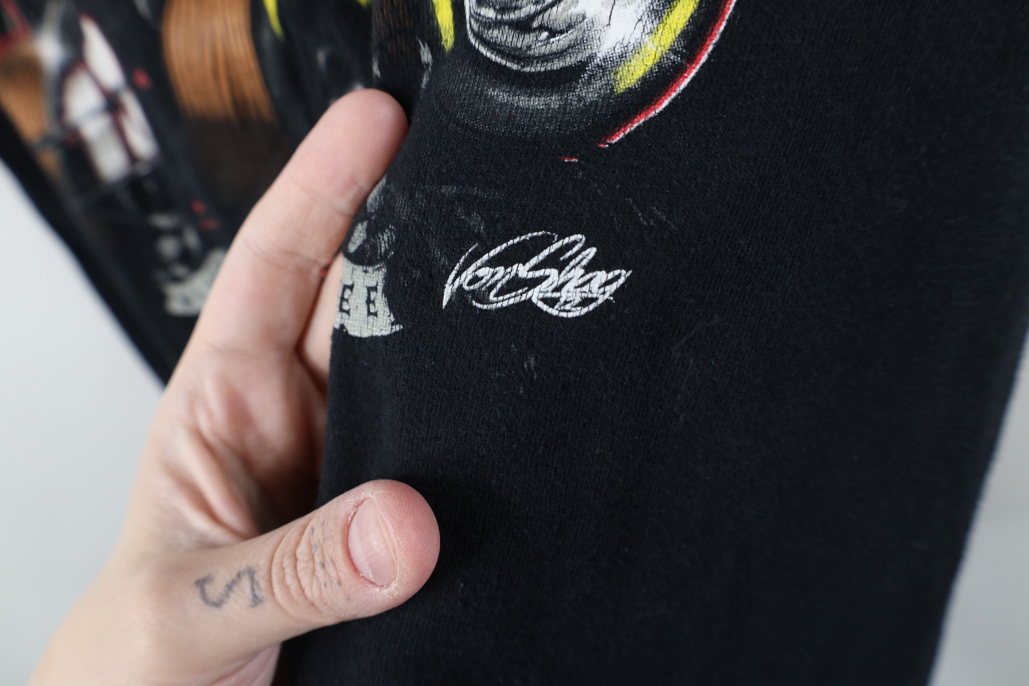 Vintage Vintage Y2K Streetwear Paul McMahan Racing T-Shirt Black Size US M / EU 48-50 / 2 - 11 Thumbnail