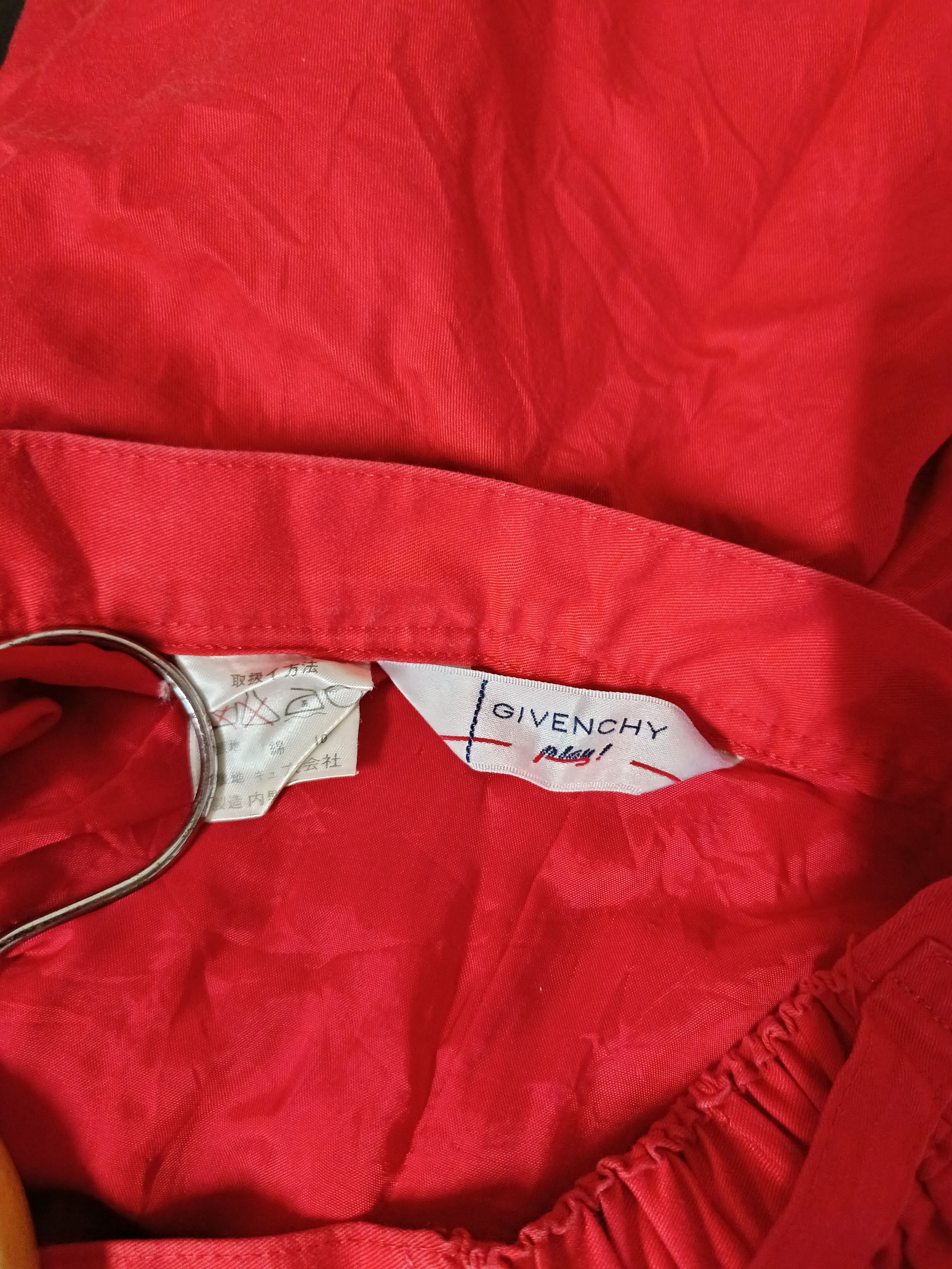 Givenchy Givency play vintage red shorts Size 25" / US 0 / IT 36 - 6 Thumbnail